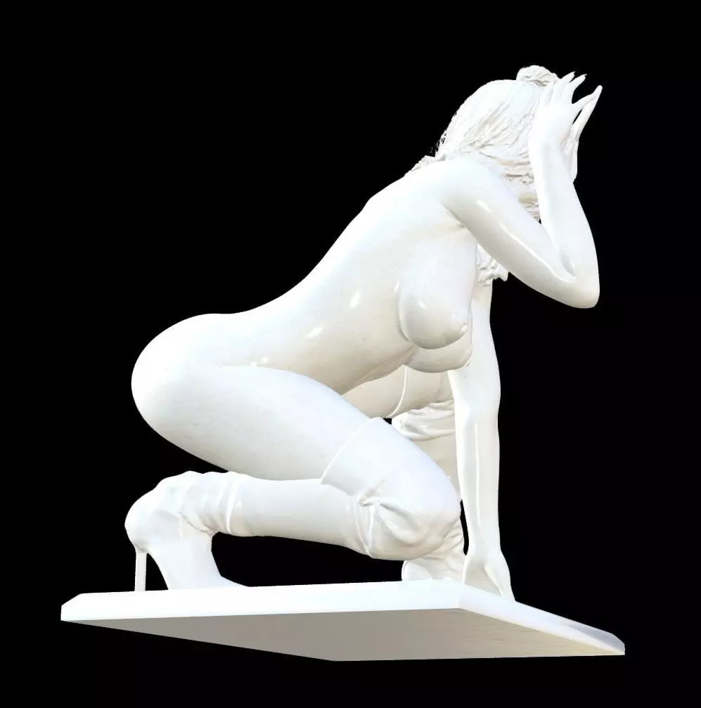 Cat Girl 3D print model_2