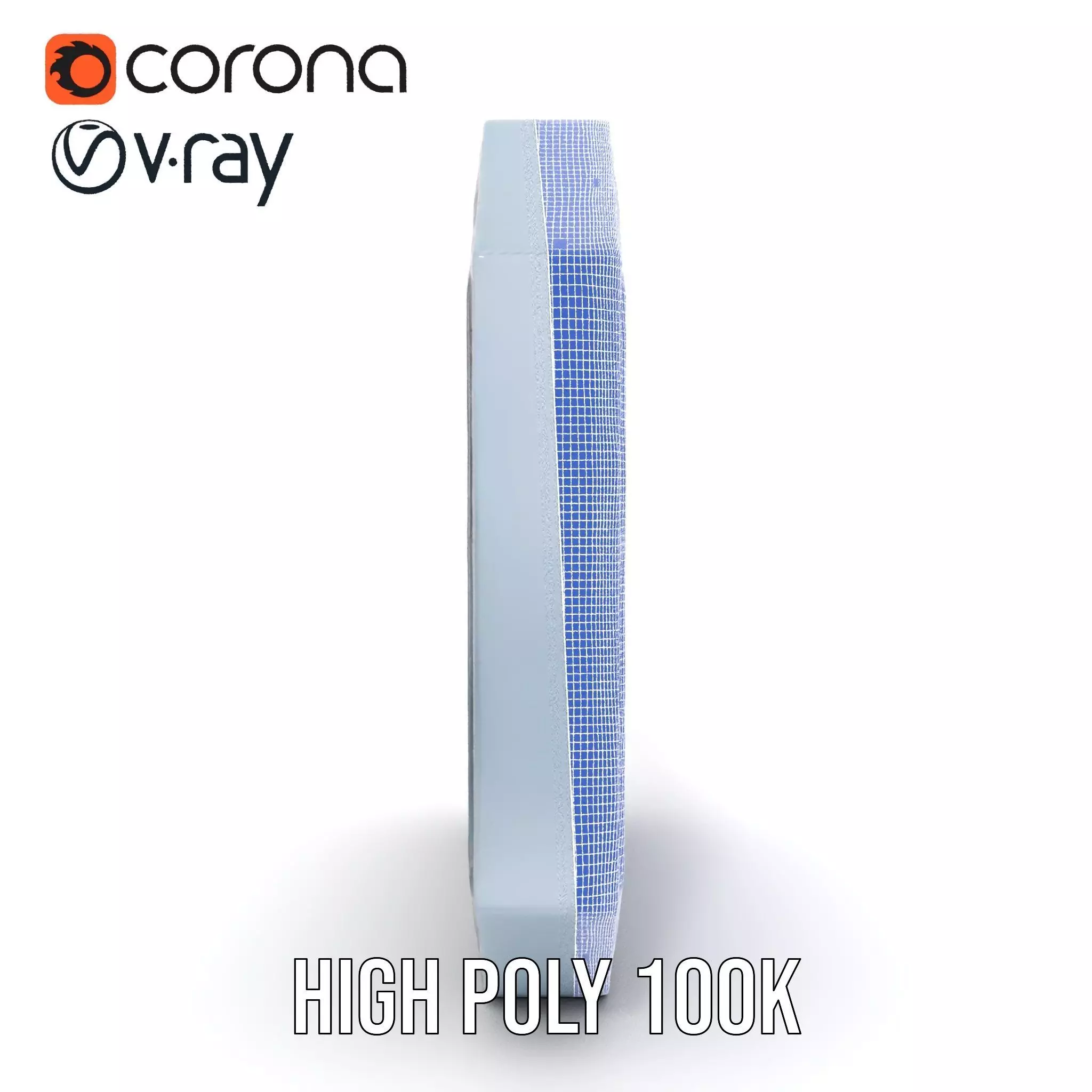 Futuristic Steel Door model pack Low-poly 3D model_34