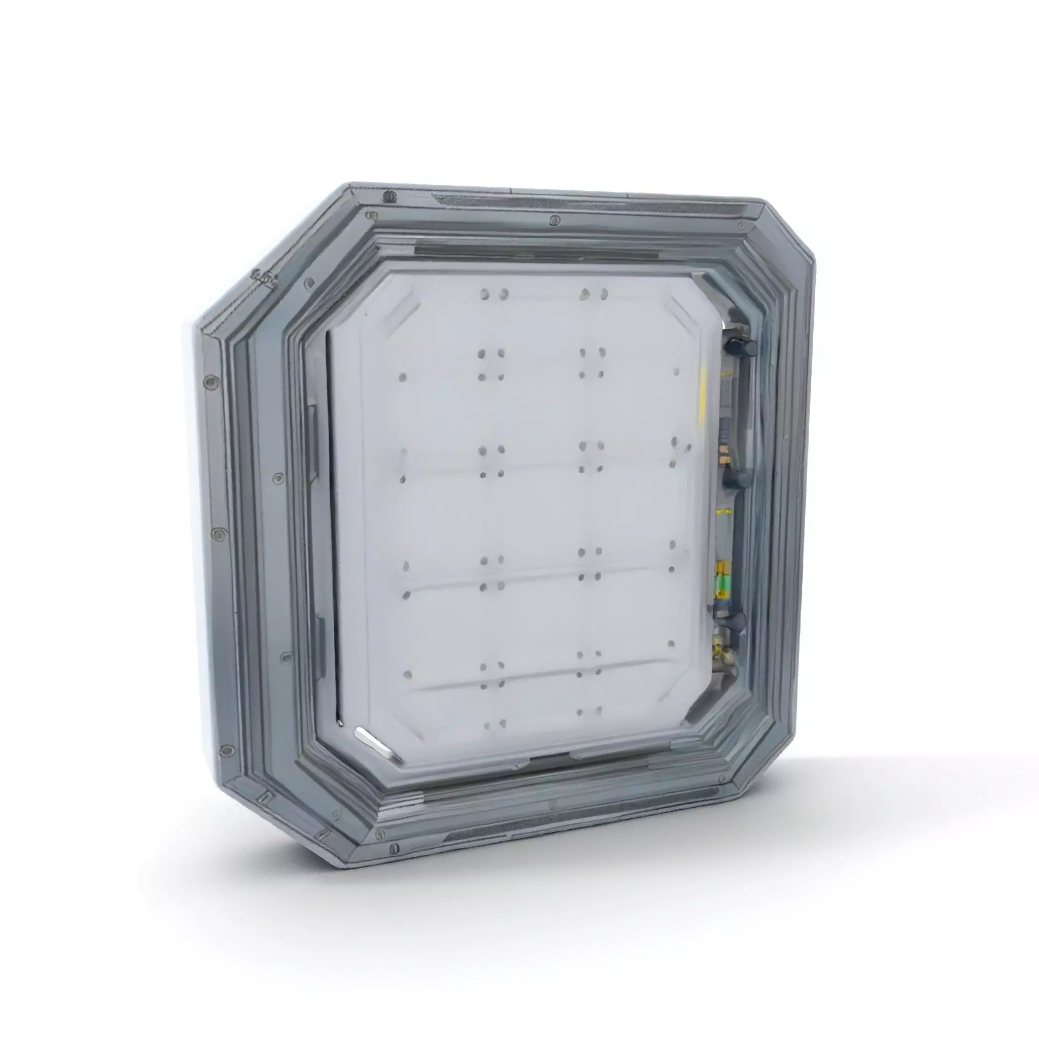 Futuristic Steel Door model pack Low-poly 3D model_0