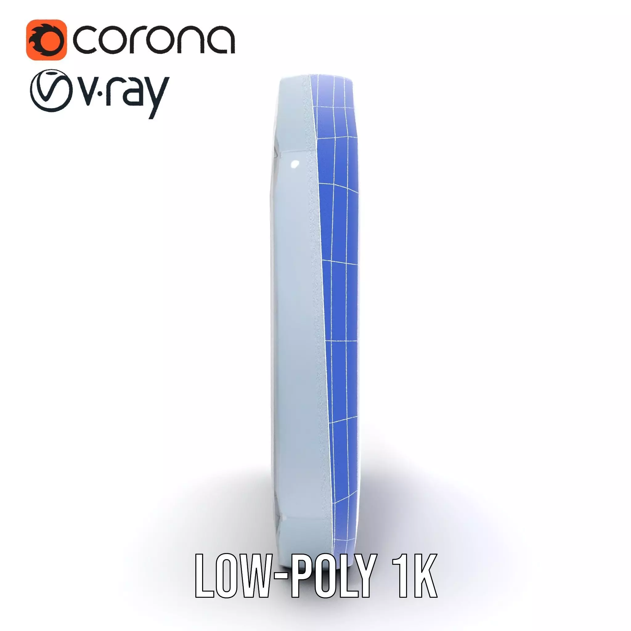 Futuristic Steel Door model pack Low-poly 3D model_31