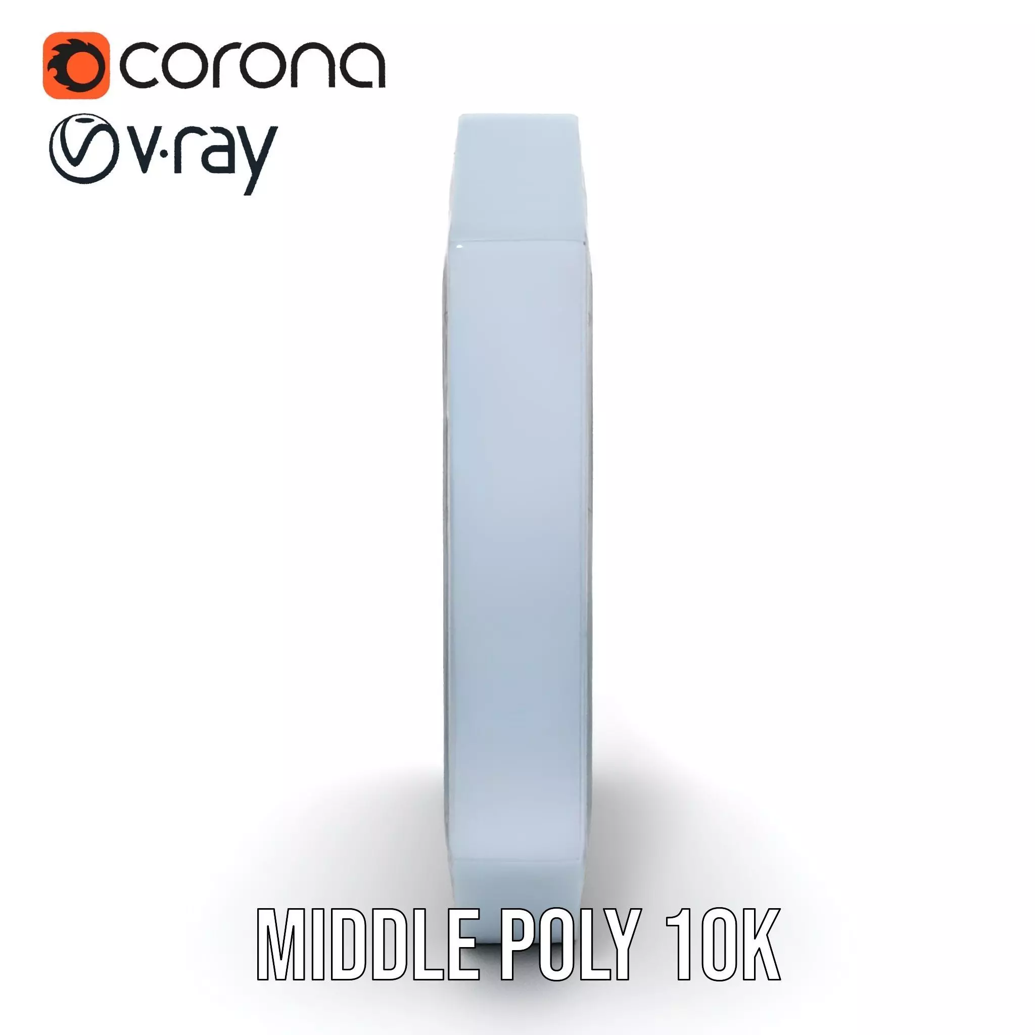 Futuristic Steel Door model pack Low-poly 3D model_13