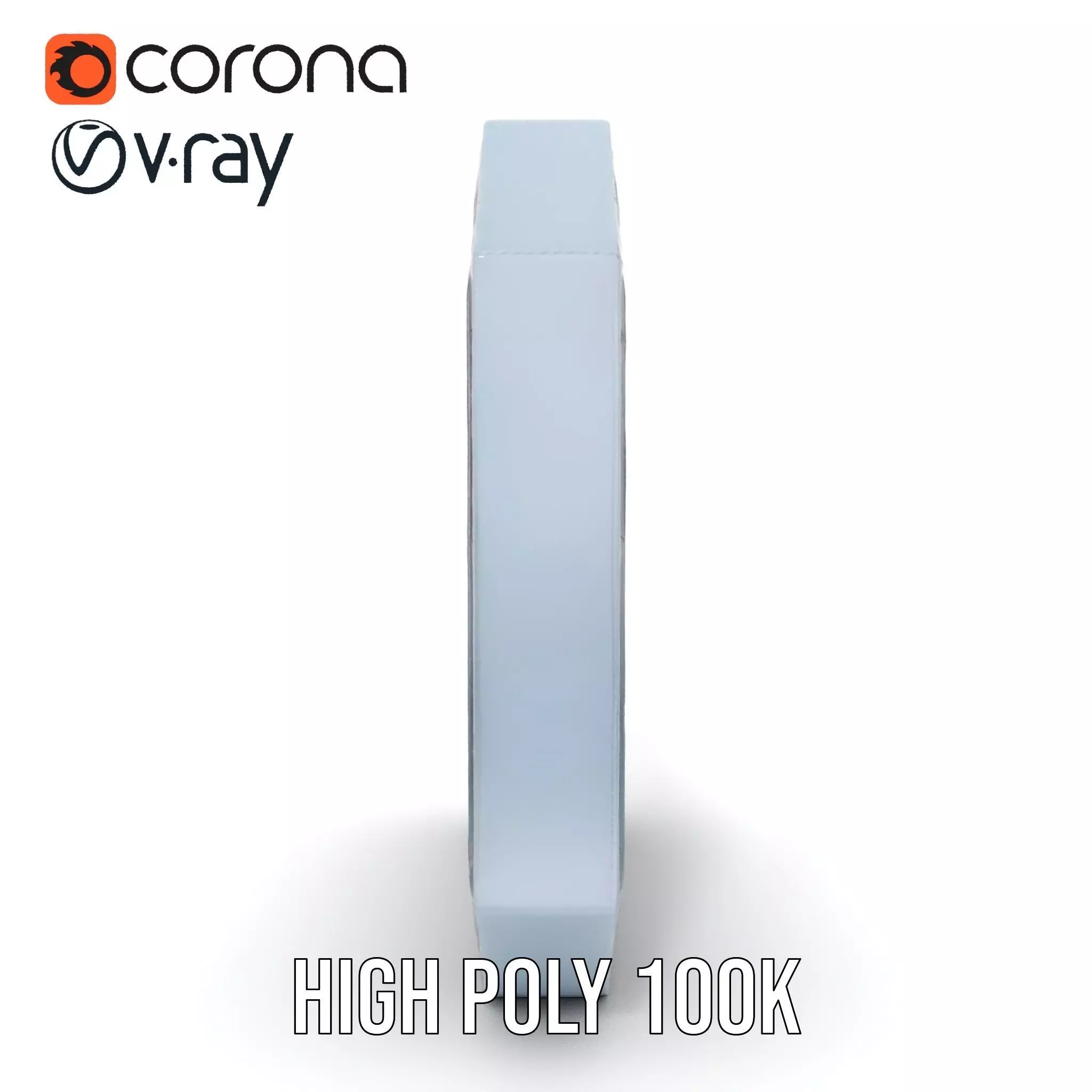 Futuristic Steel Door model pack Low-poly 3D model_21