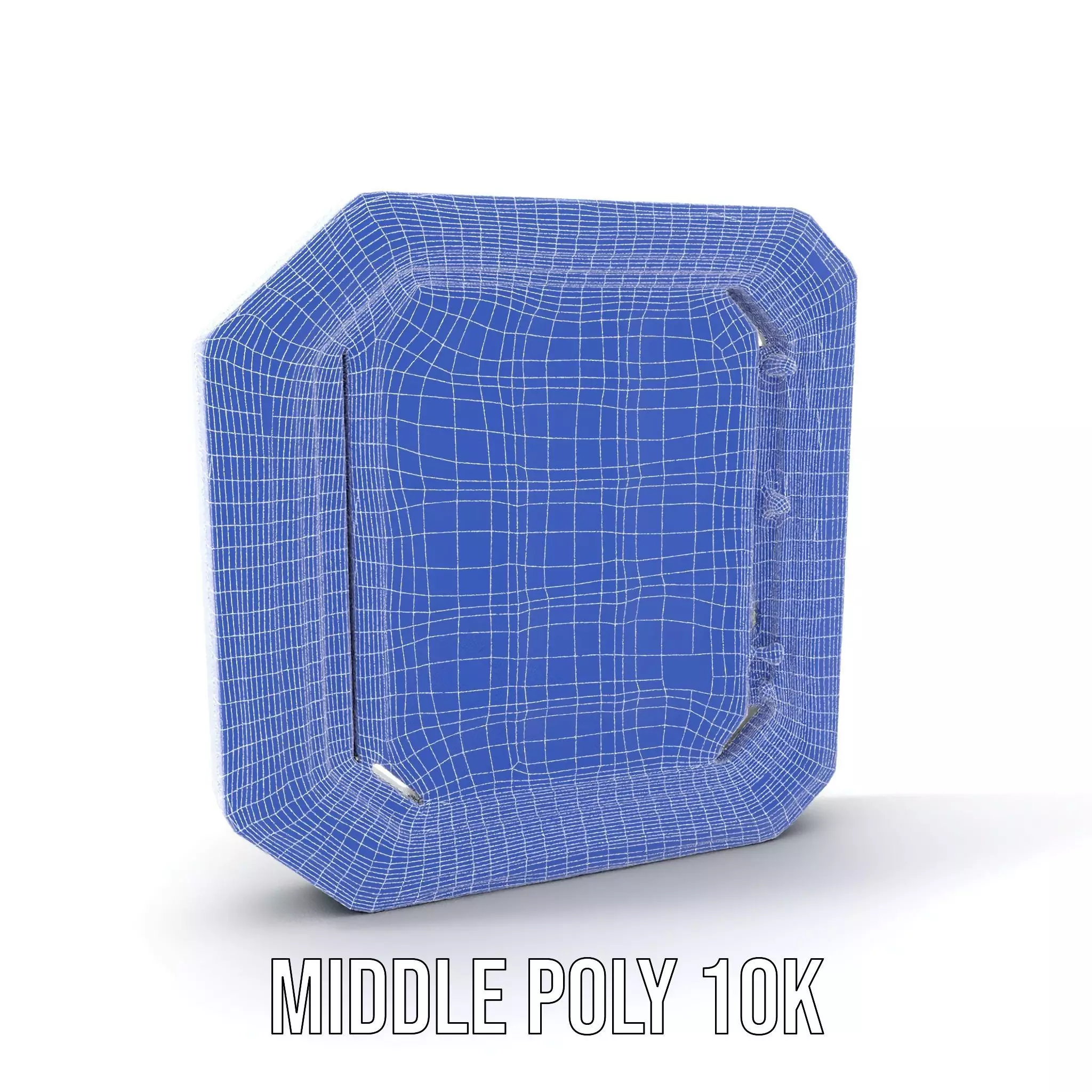 Futuristic Steel Door model pack Low-poly 3D model_22