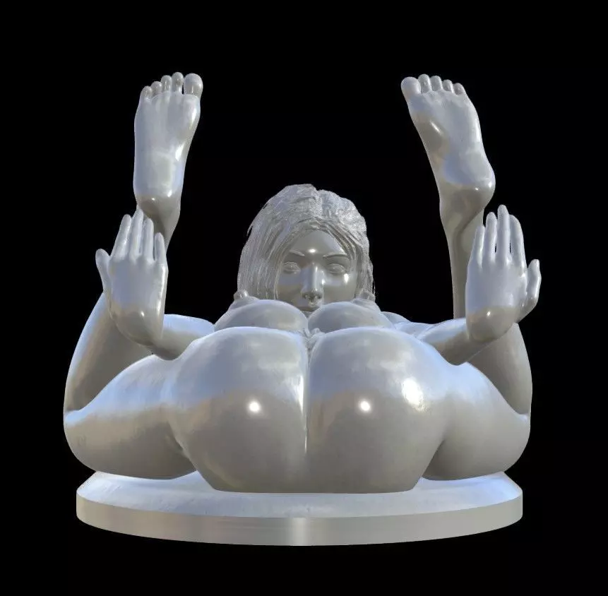 Sexy Smartphone Holder 3D print model_5