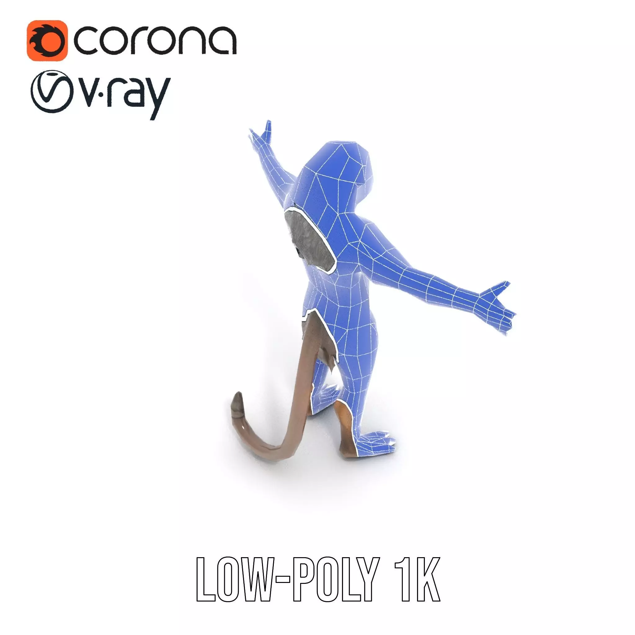 Mystical Beast Hybrid model pack Low-poly 3D model_30