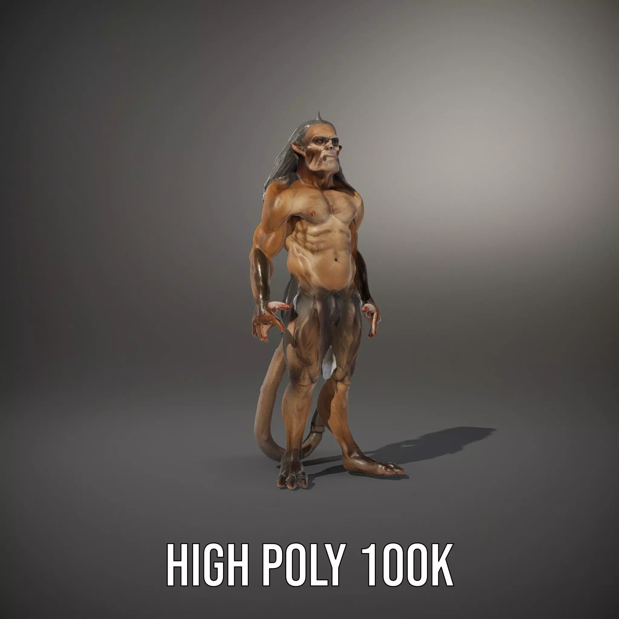 Mystical Beast Hybrid model pack Low-poly 3D model_12