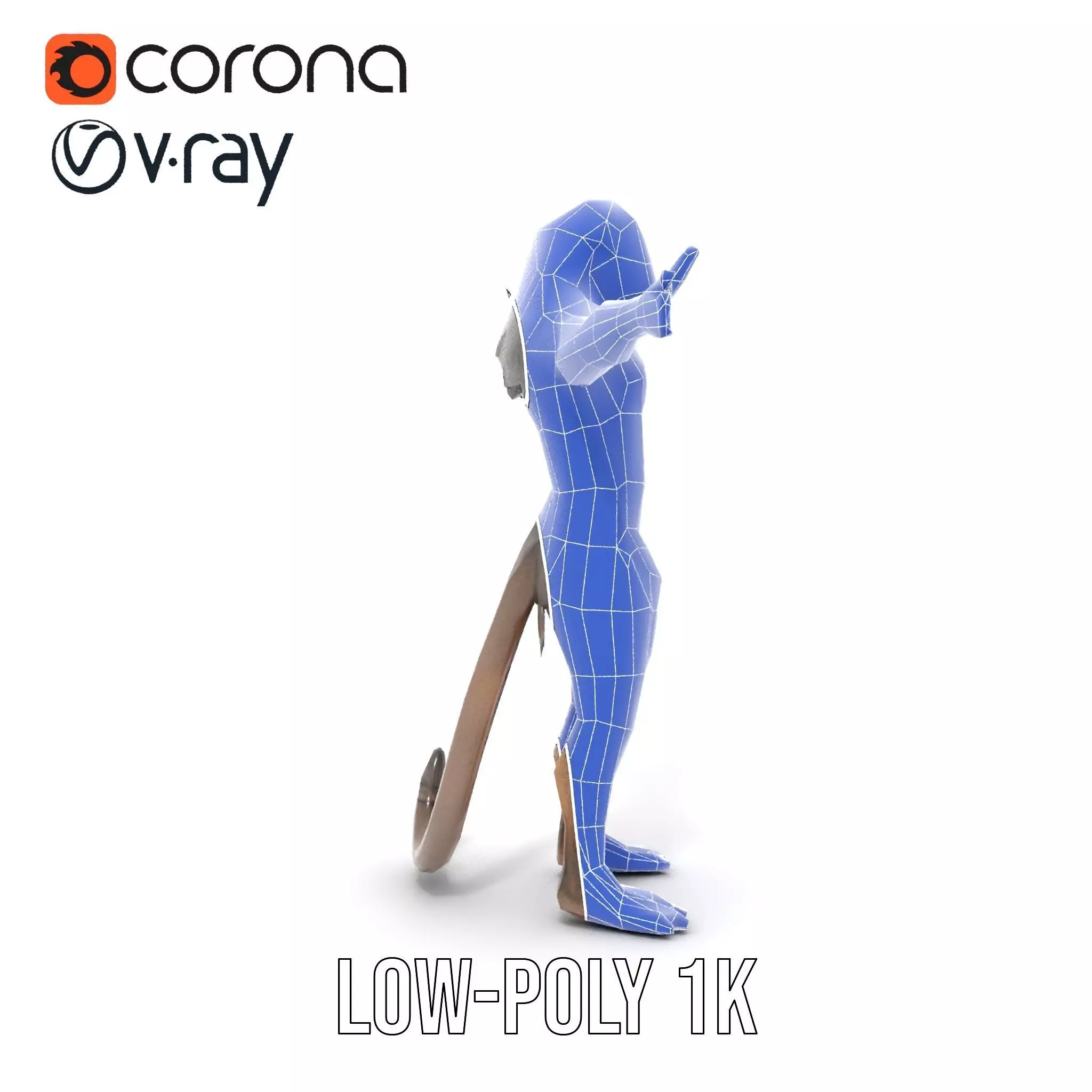 Mystical Beast Hybrid model pack Low-poly 3D model_11