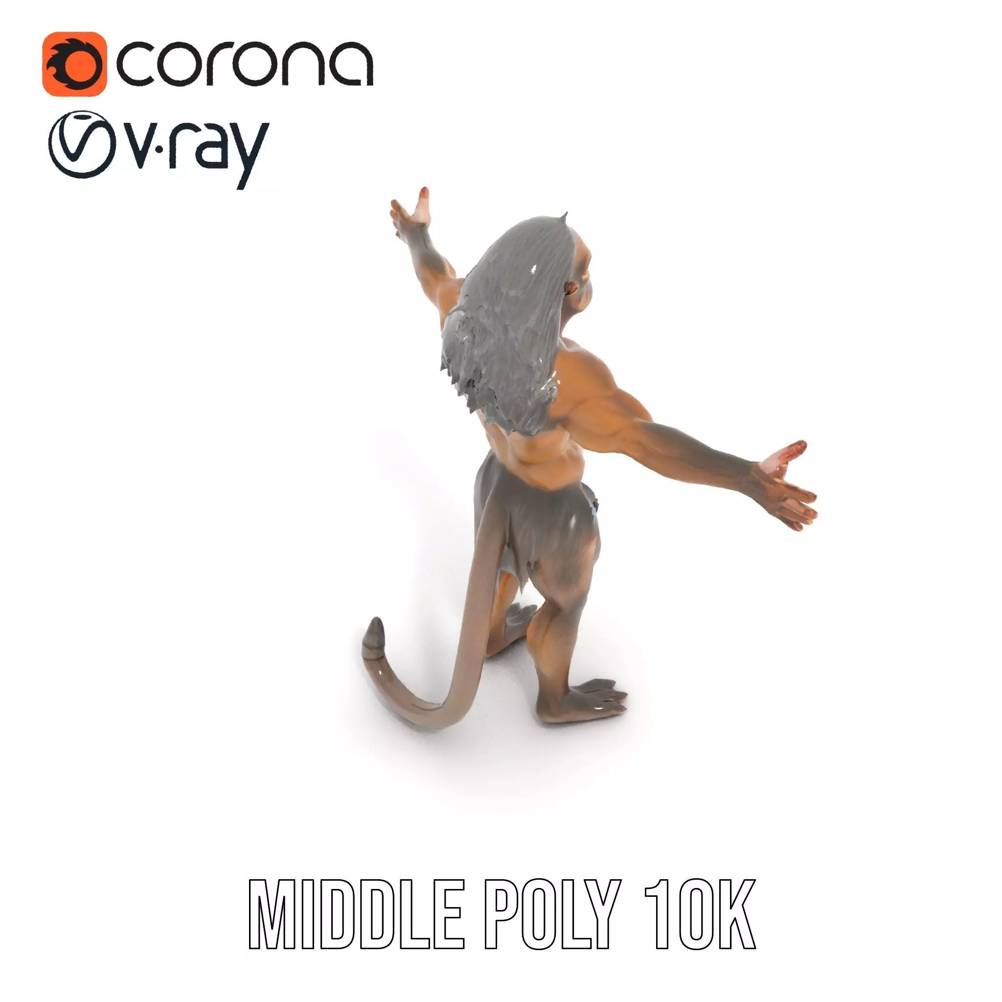 Mystical Beast Hybrid model pack Low-poly 3D model_26