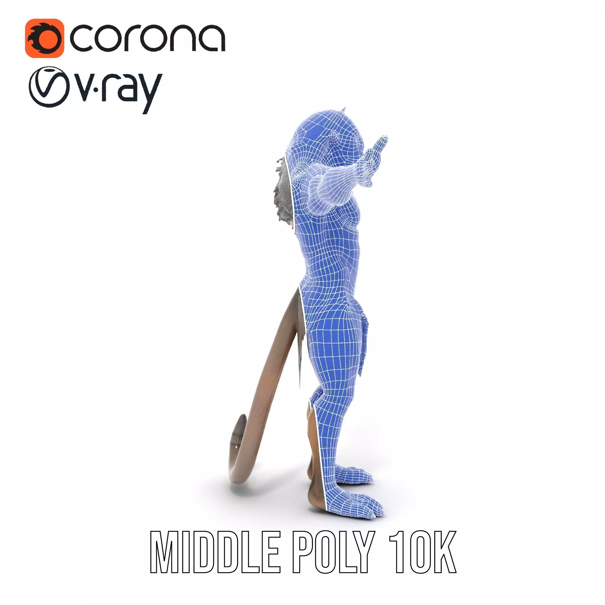 Mystical Beast Hybrid model pack Low-poly 3D model_18