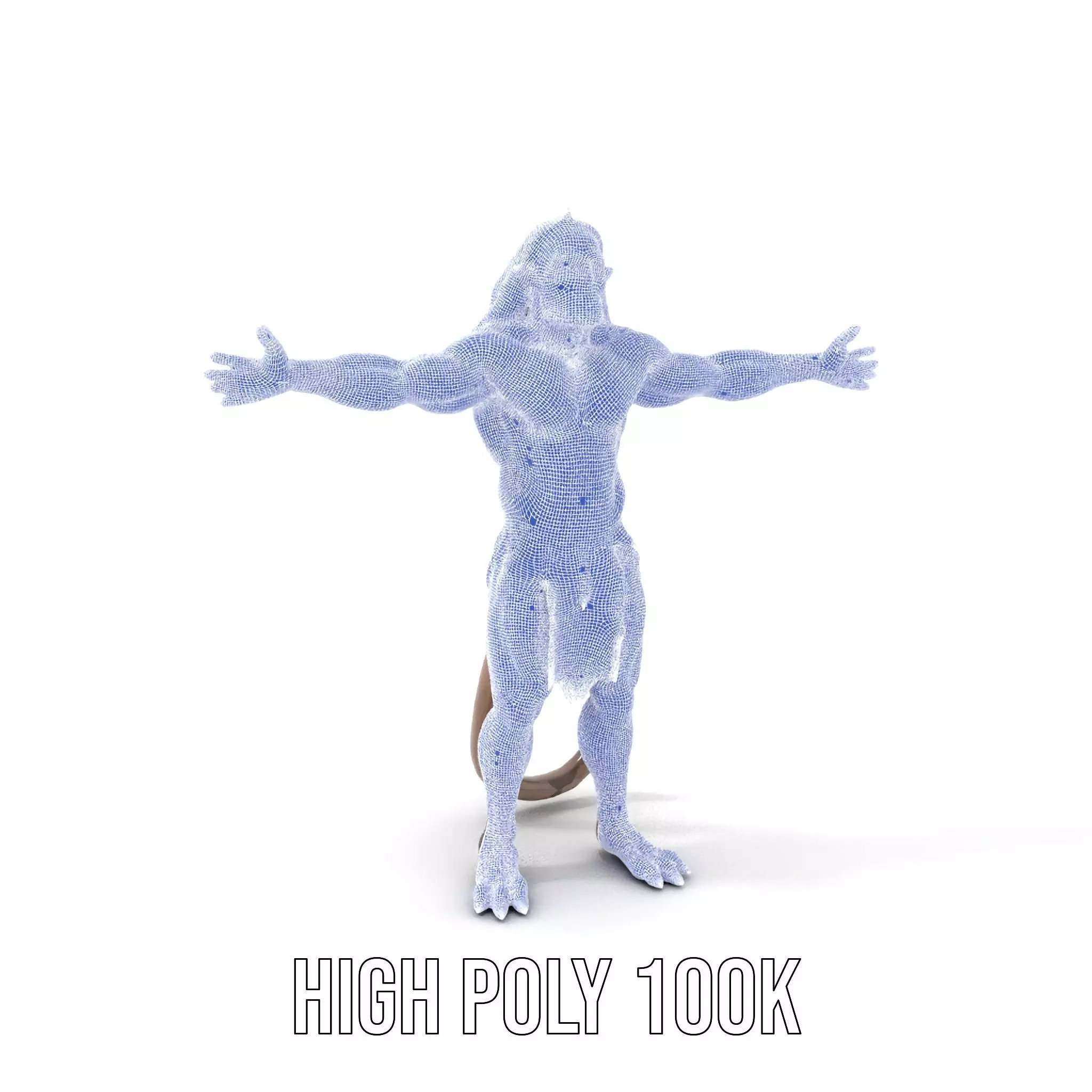 Mystical Beast Hybrid model pack Low-poly 3D model_4
