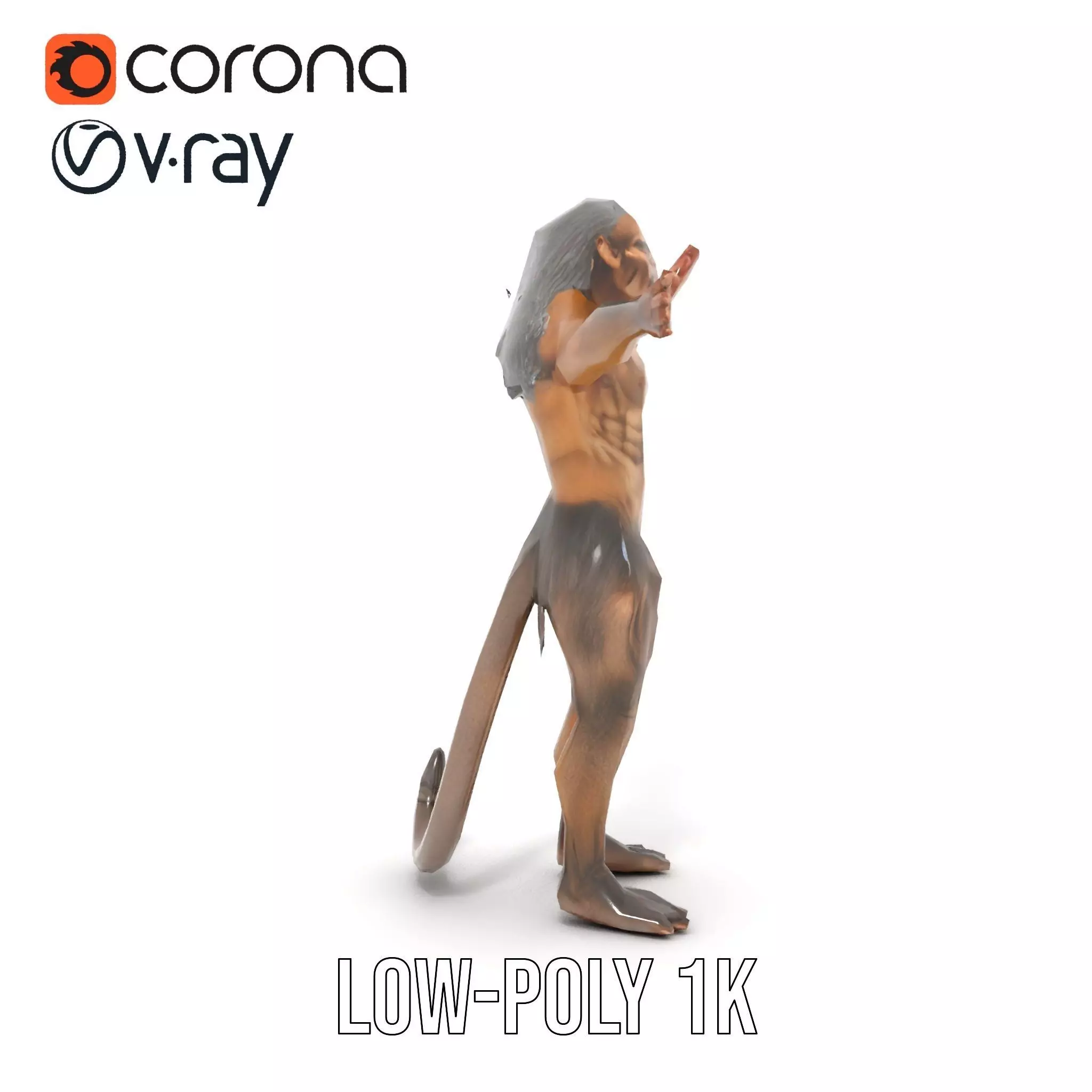 Mystical Beast Hybrid model pack Low-poly 3D model_14