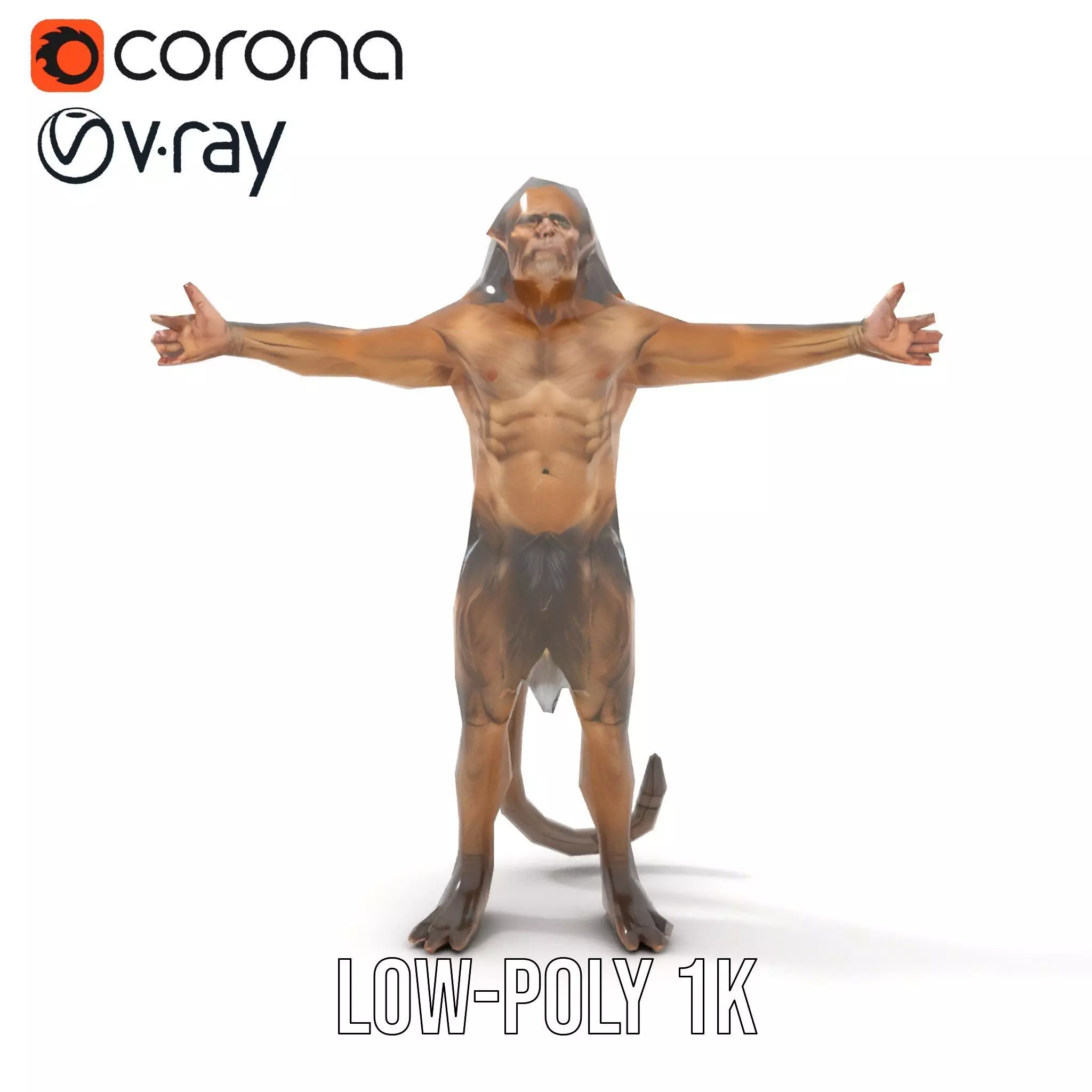 Mystical Beast Hybrid model pack Low-poly 3D model_24