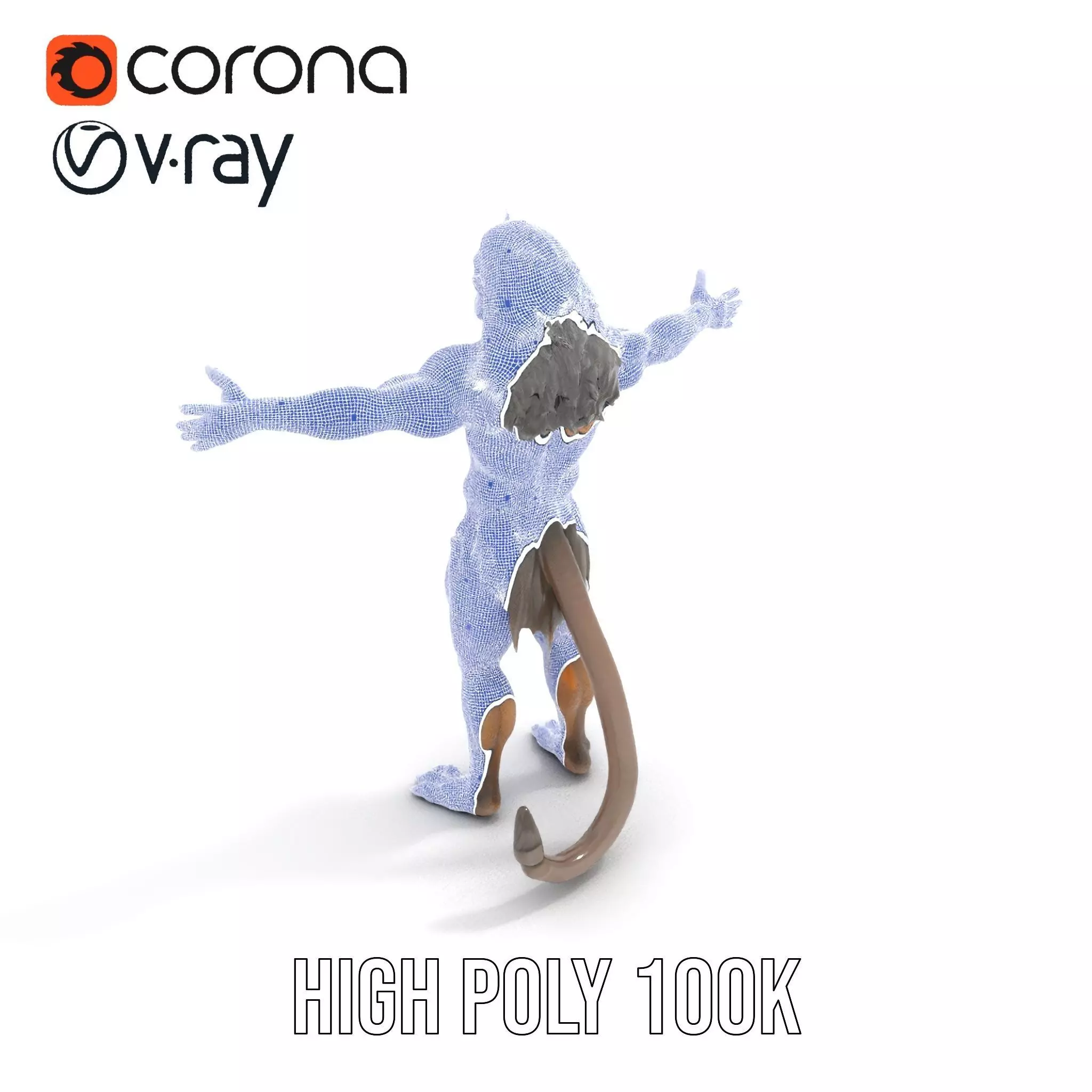 Mystical Beast Hybrid model pack Low-poly 3D model_31