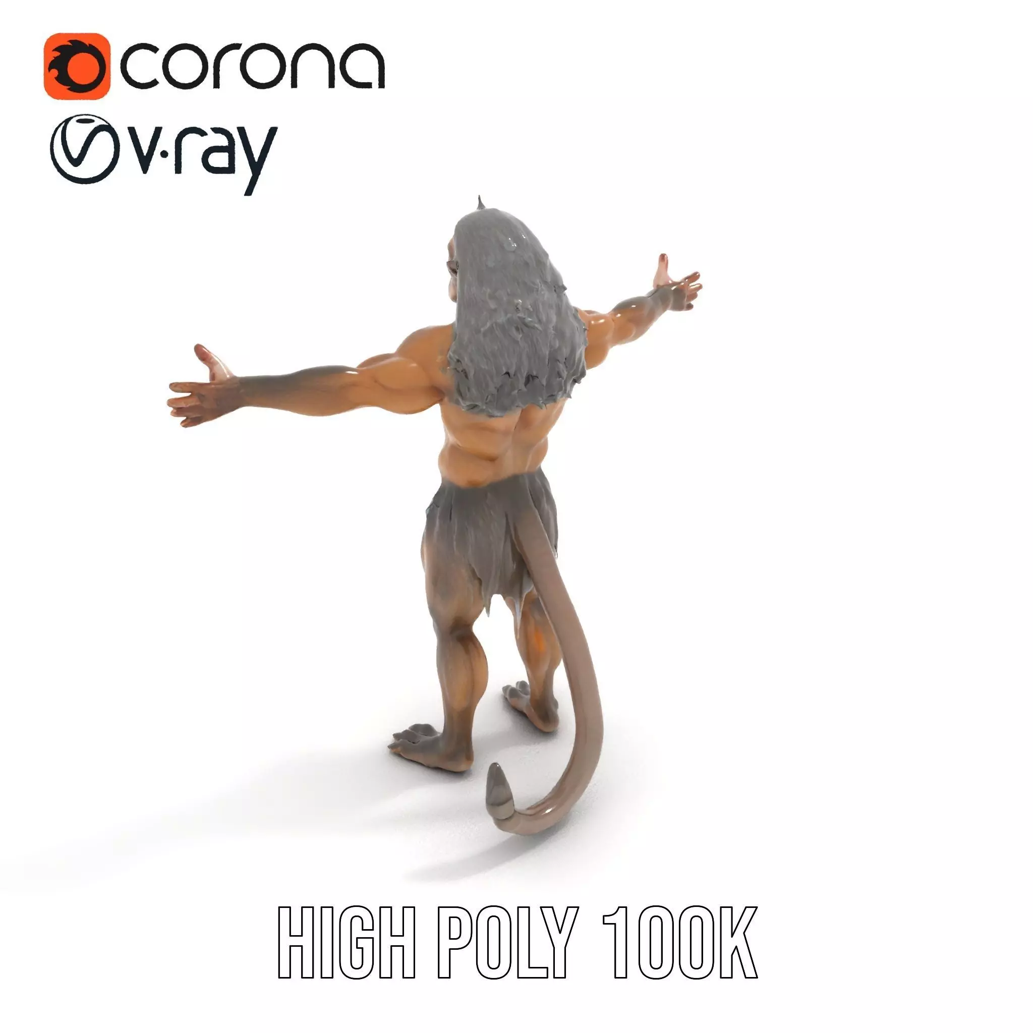 Mystical Beast Hybrid model pack Low-poly 3D model_25