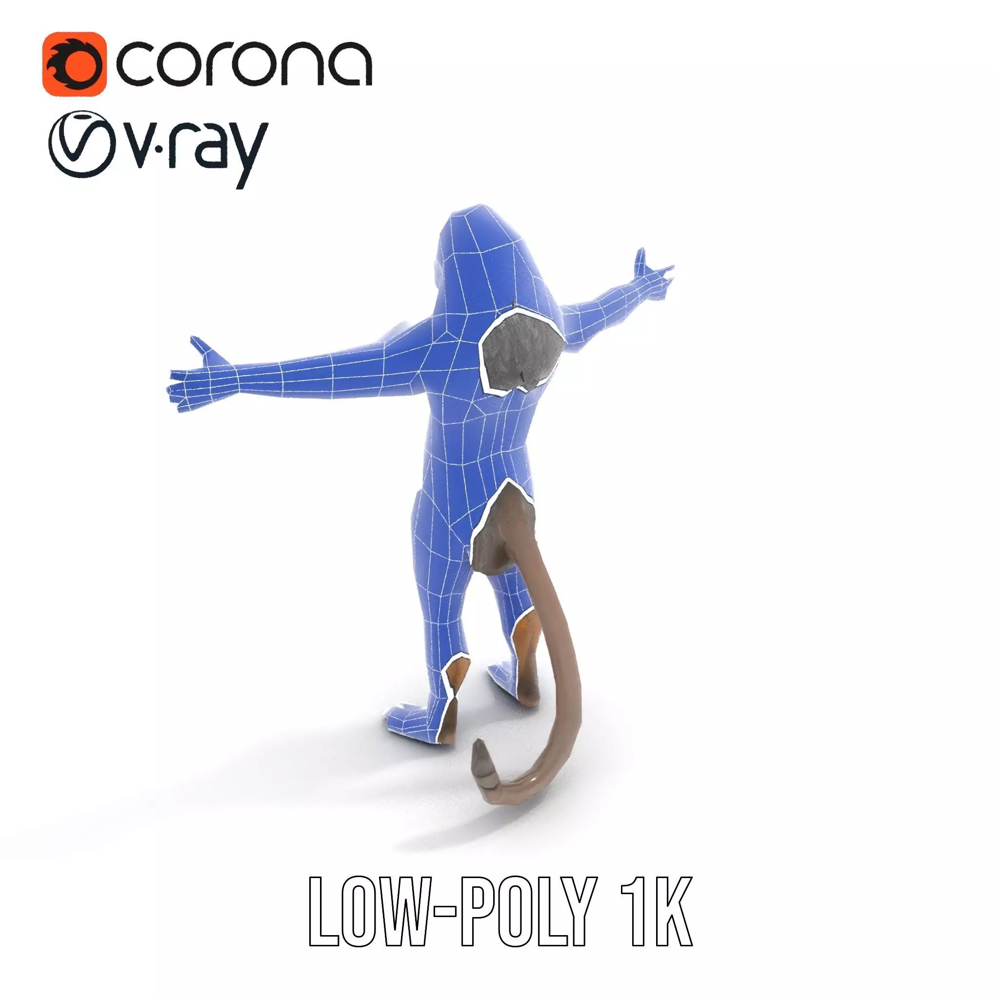 Mystical Beast Hybrid model pack Low-poly 3D model_27