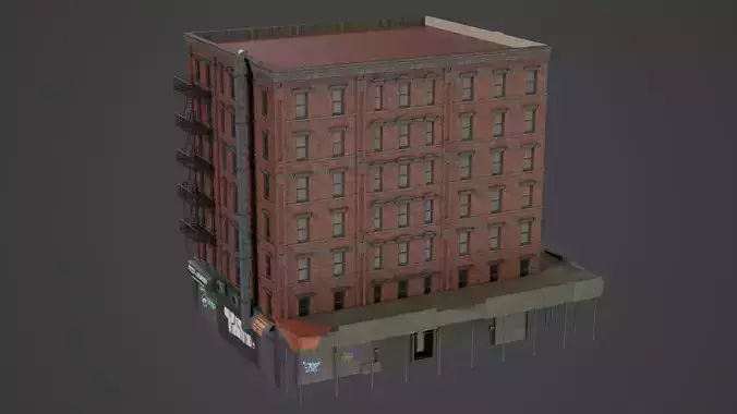Game Ready Apartment Buildings 01