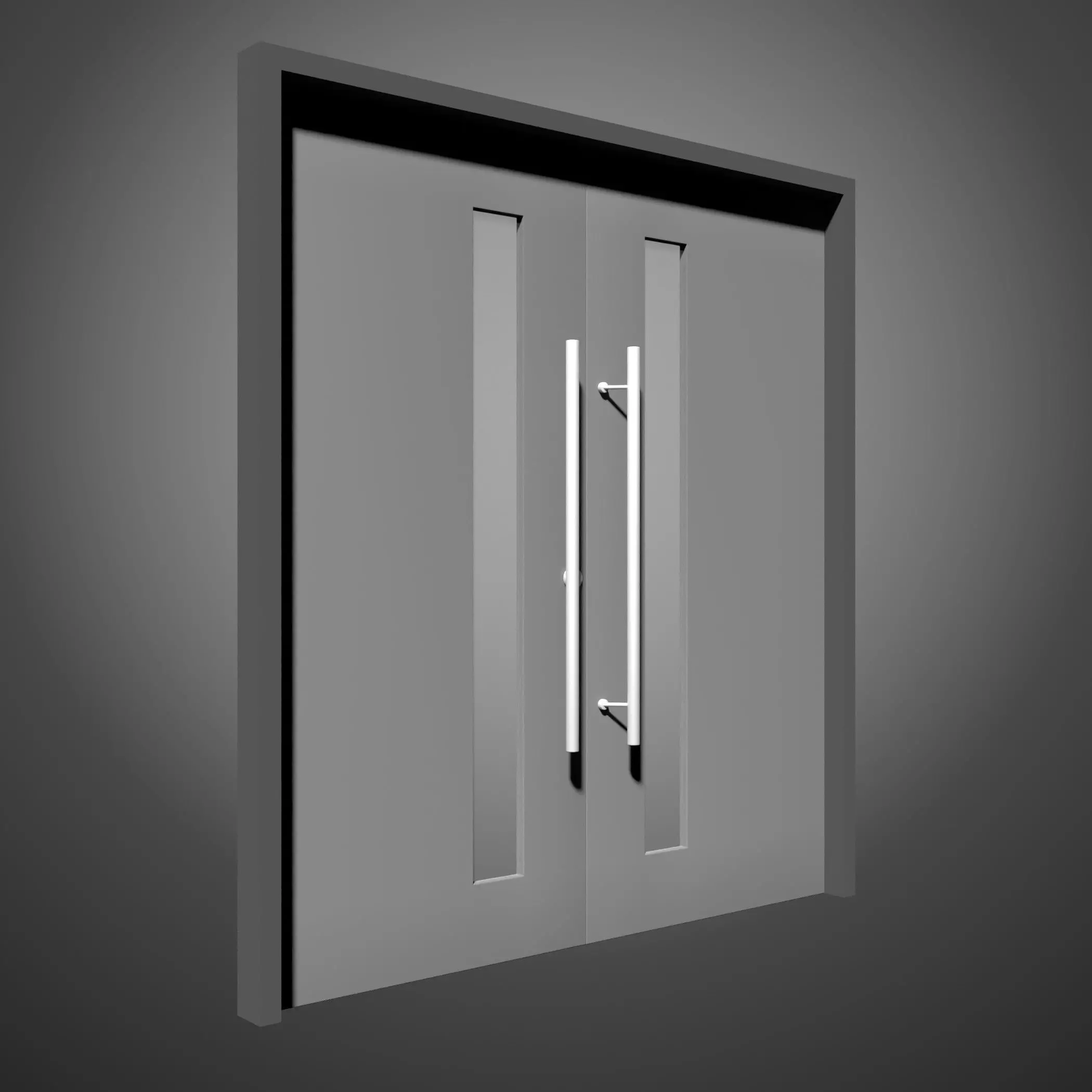 Door 25O40 3D model_2