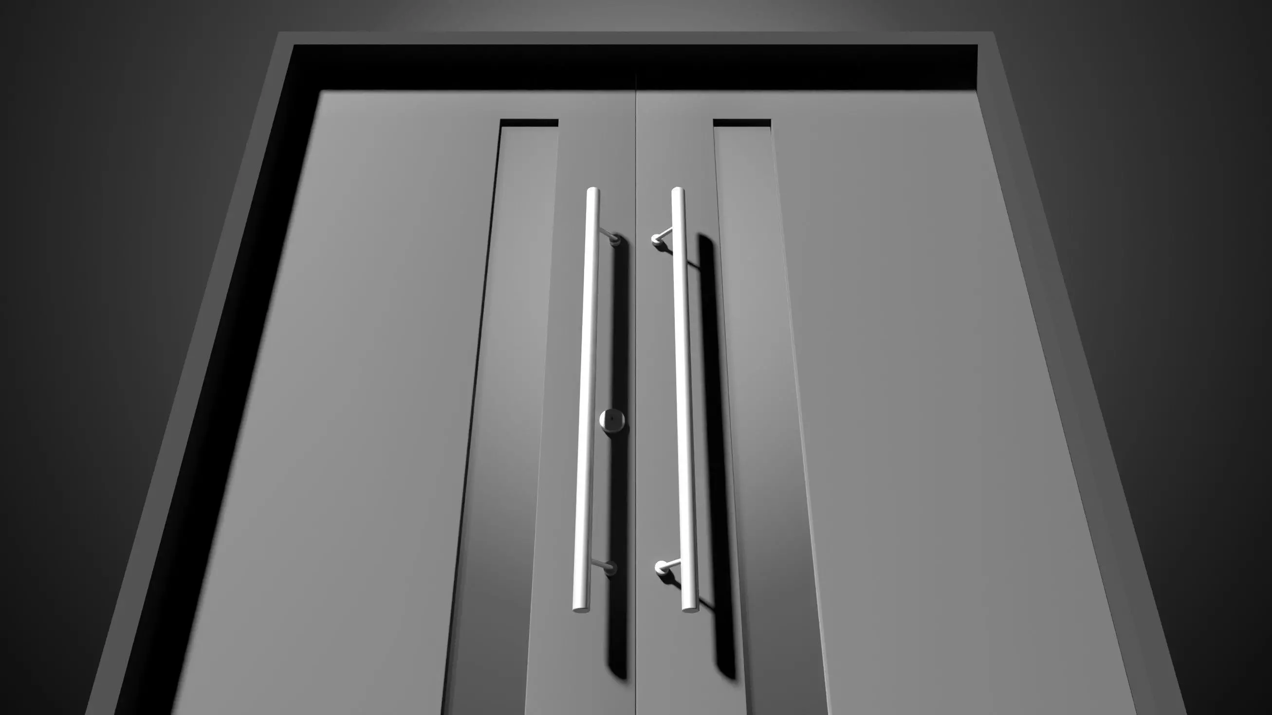 Door 25O40 3D model_3