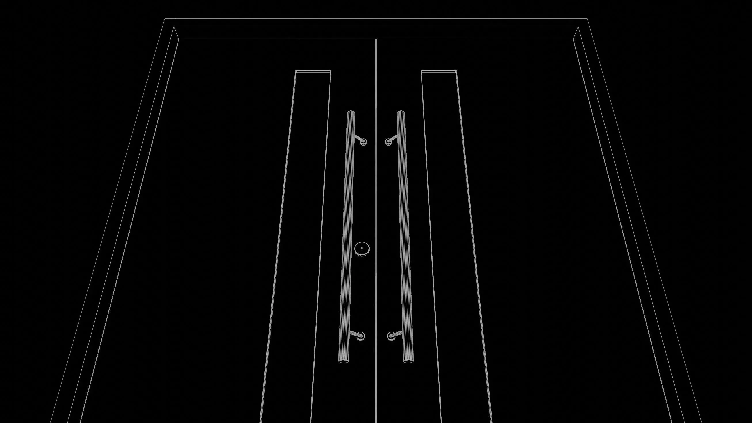 Door 25O40 3D model_8