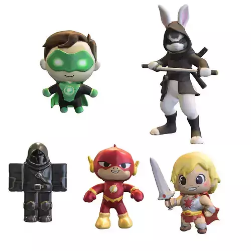 Minihero Chibi Heroes  Pack