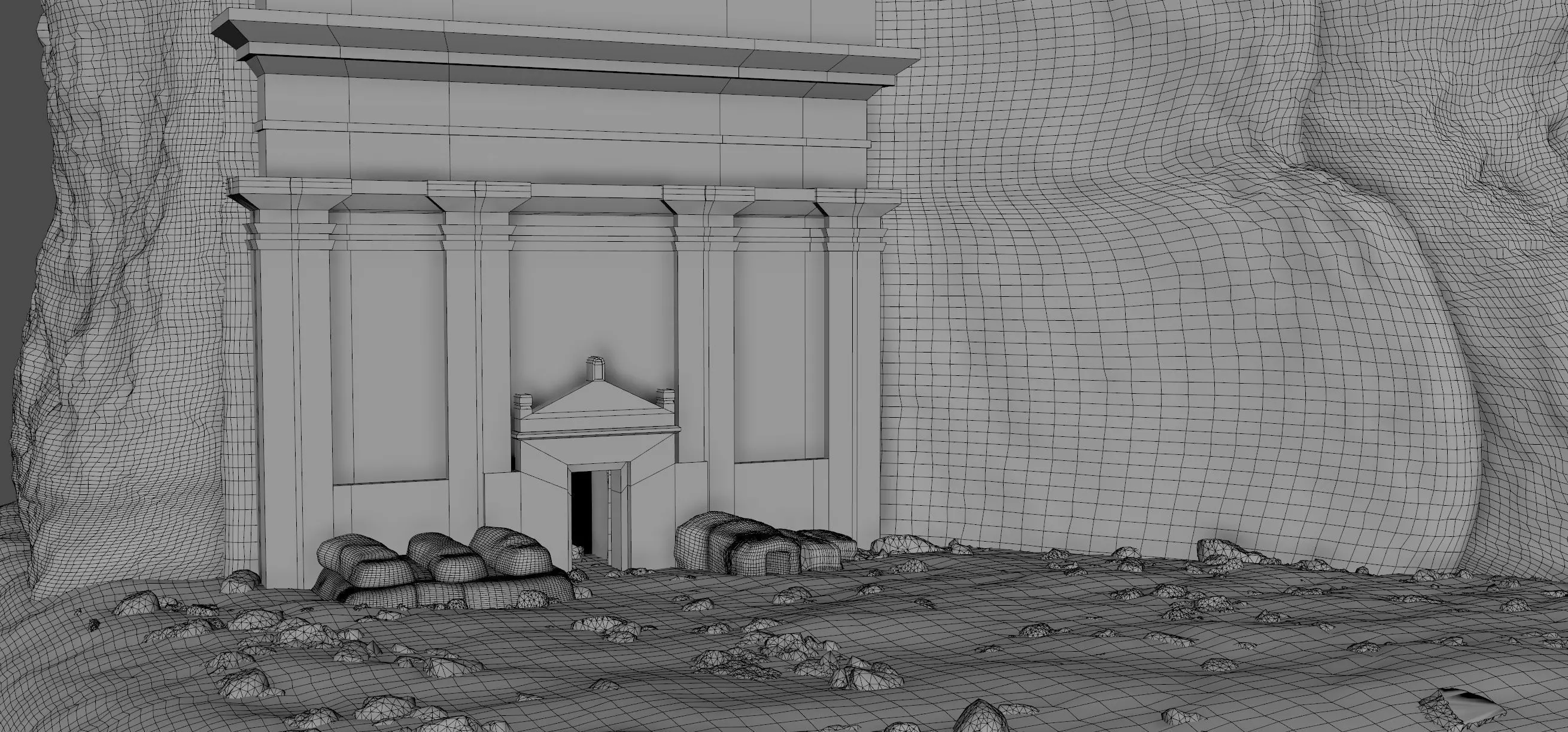 Qasr al Farid 3D model_10