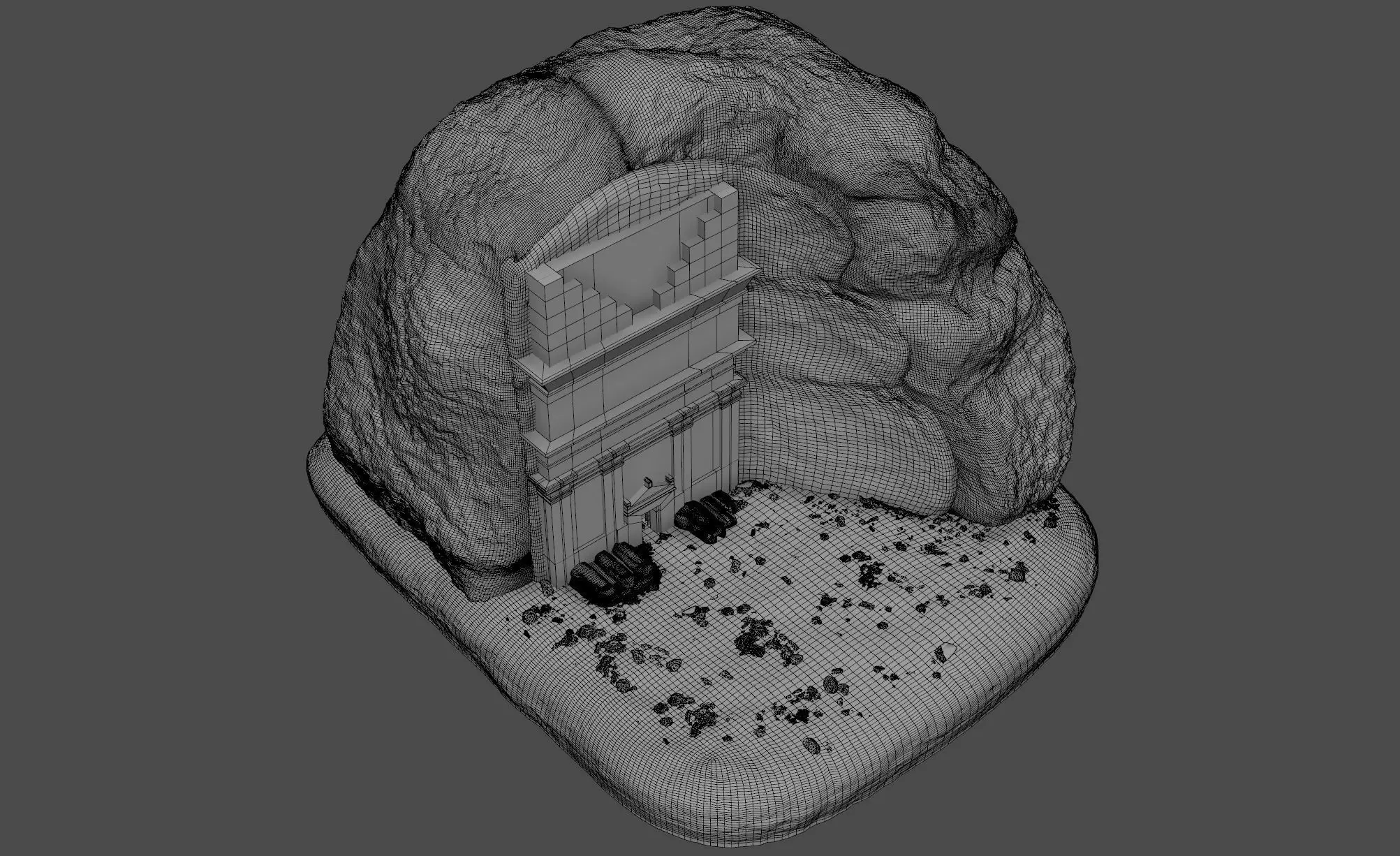 Qasr al Farid 3D model_12