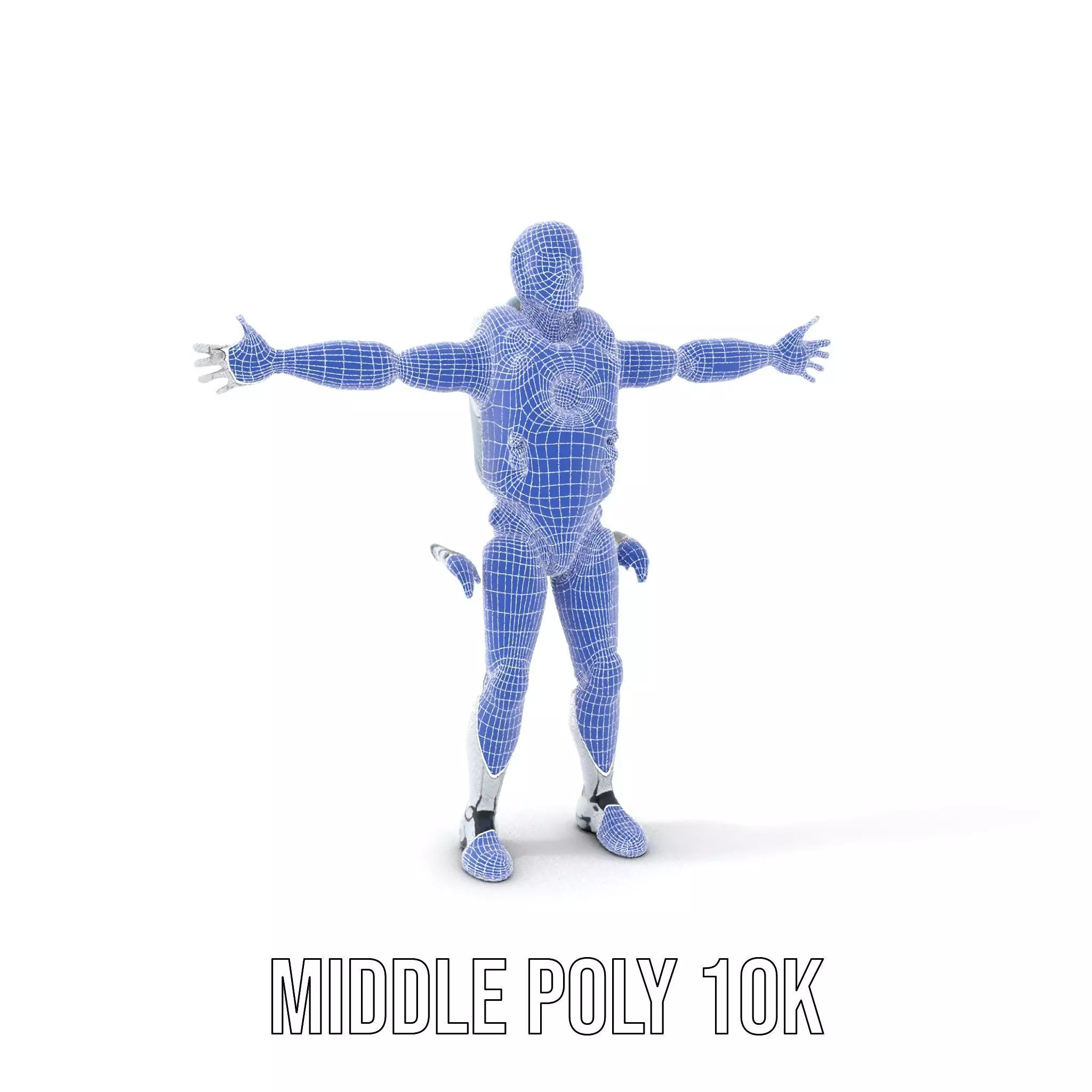 Sleek Robot model pack Low-poly 3D model_27
