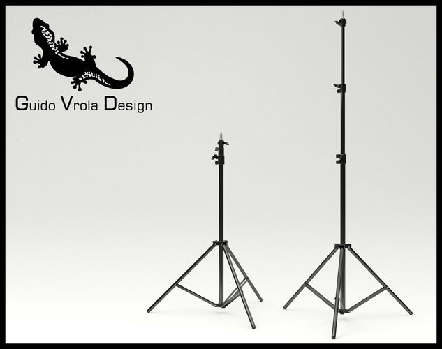 Professional studio stand 3D model