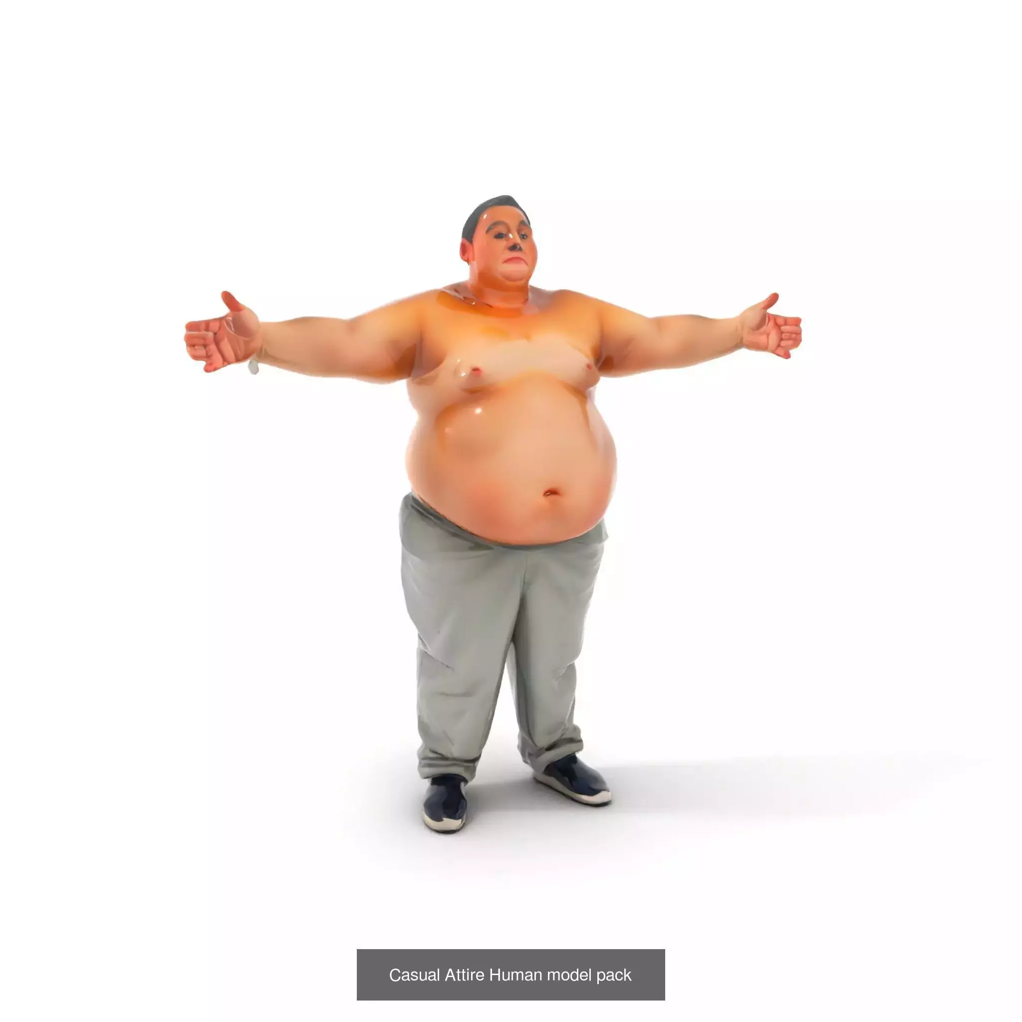 Diverse PlusSize 3D Models Pack 3D Model Collection_43