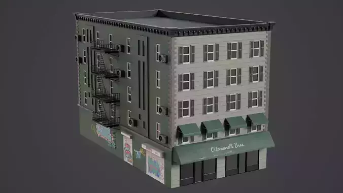 Game Ready Apartment Buildings 05