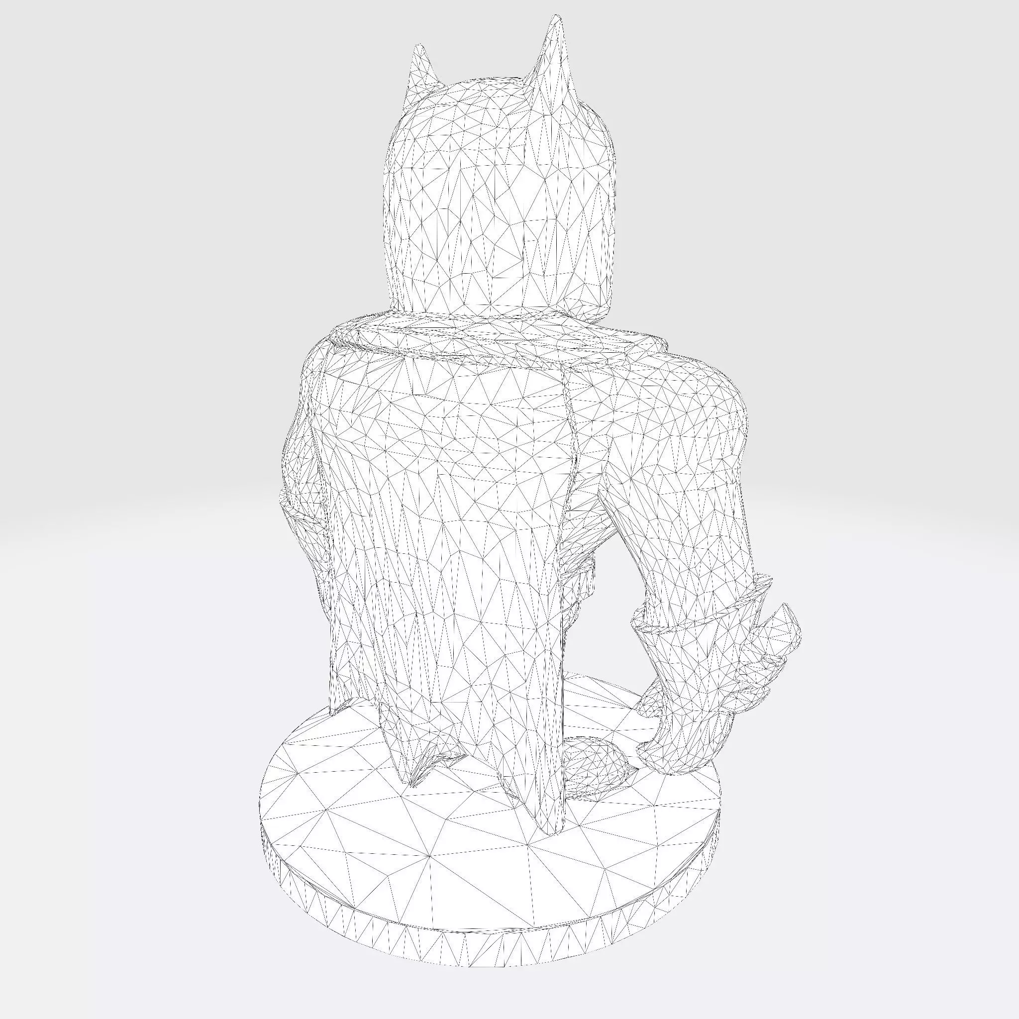 Batman Stylized 3D Model for 3D print 3D print model_18