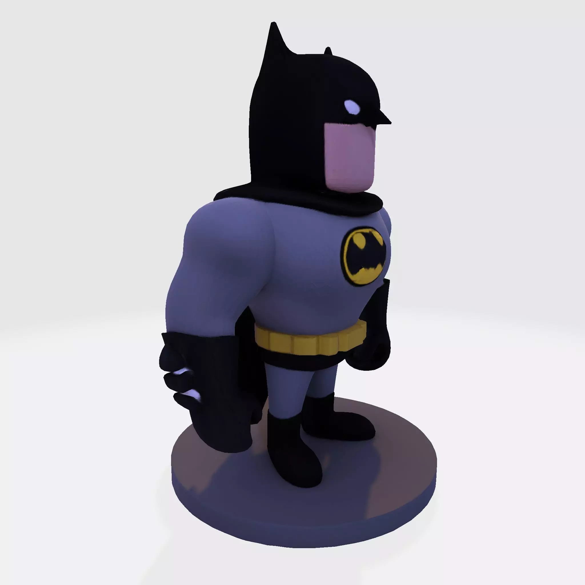 Batman Stylized 3D Model for 3D print 3D print model_7