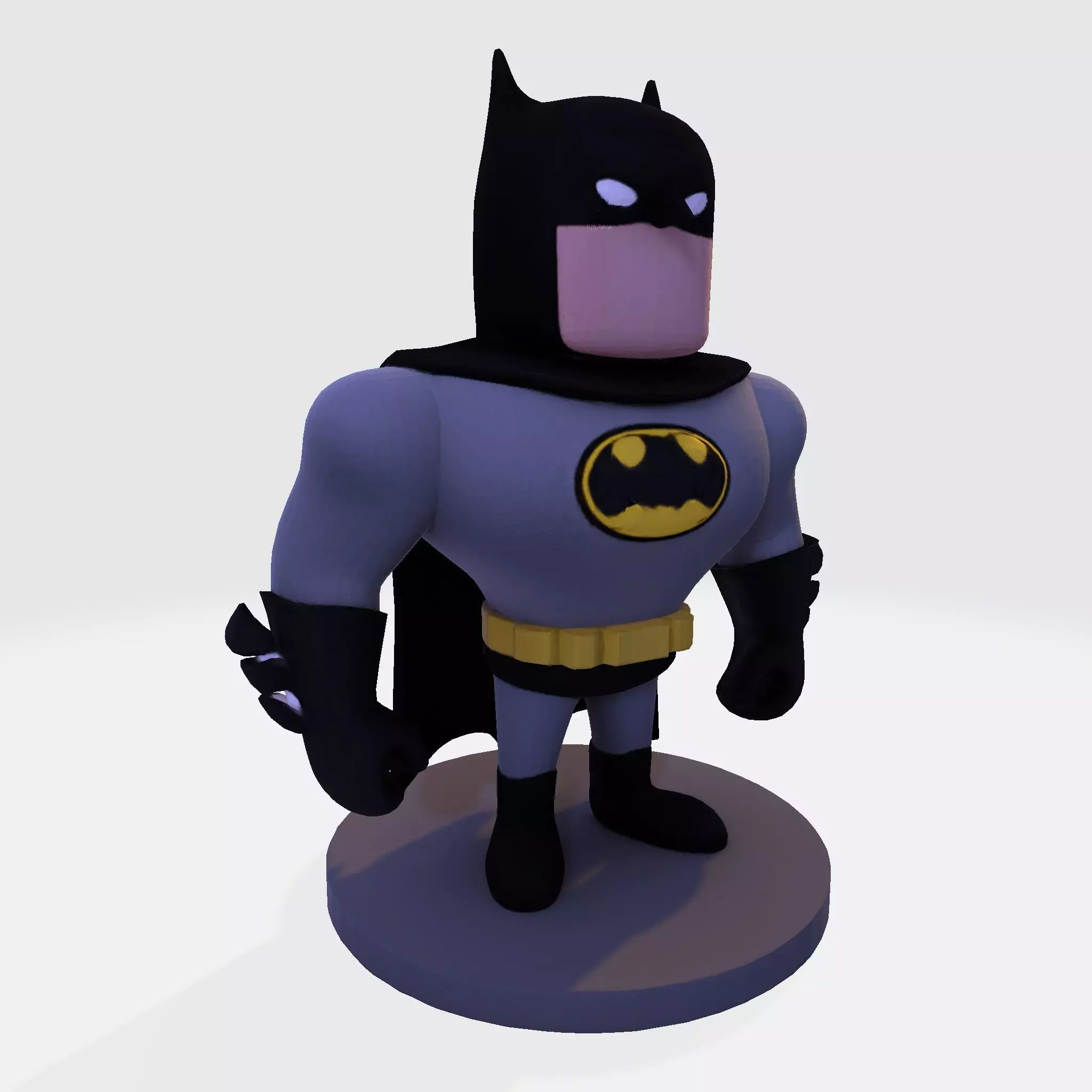 Batman Stylized 3D Model for 3D print 3D print model_8