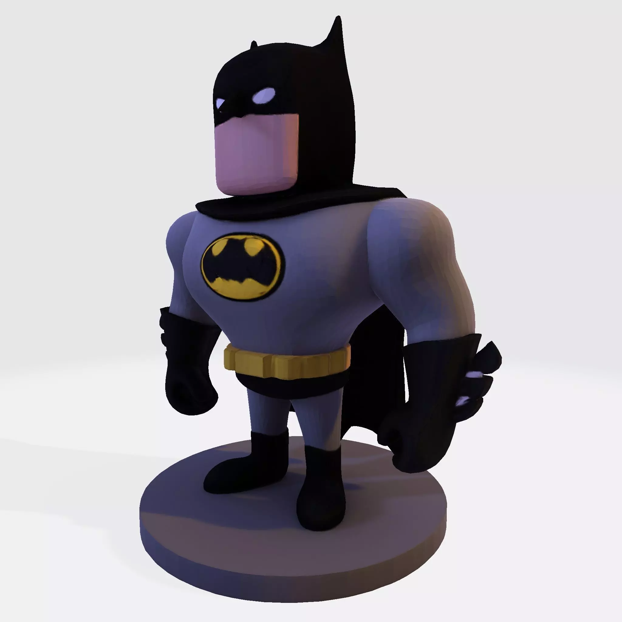 Batman Stylized 3D Model for 3D print 3D print model_1