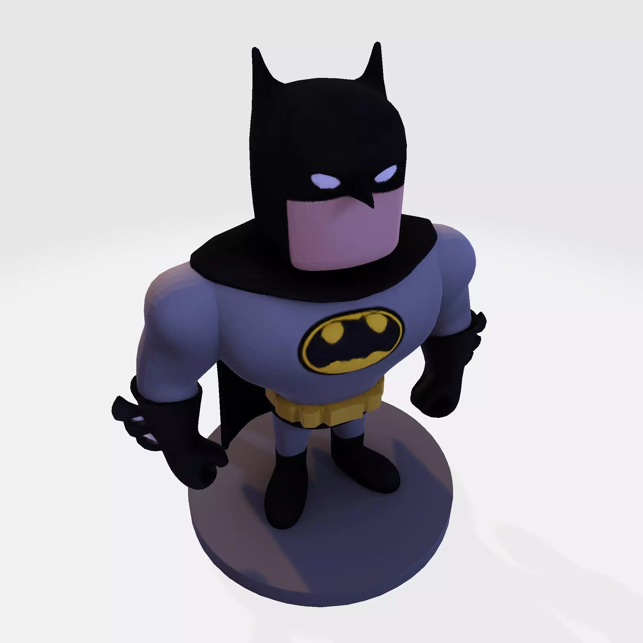 Batman Stylized 3D Model for 3D print 3D print model_9