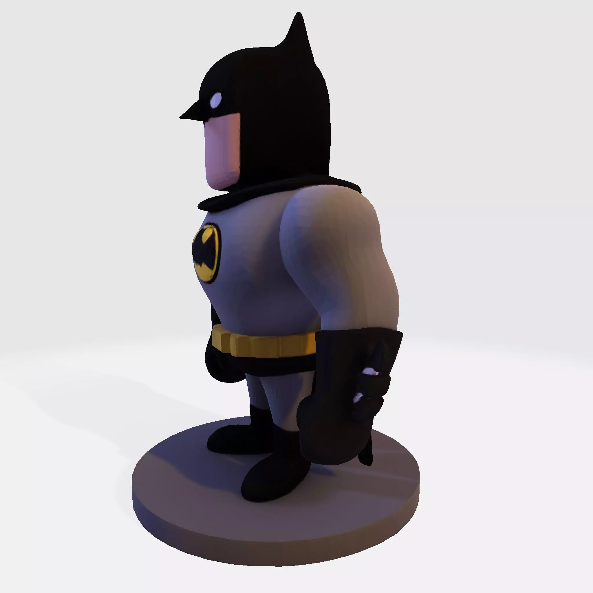 Batman Stylized 3D Model for 3D print 3D print model_2