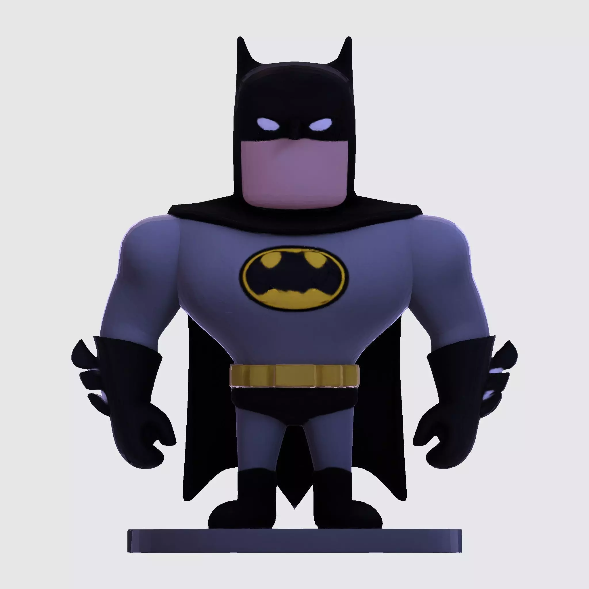 Batman Stylized 3D Model for 3D print 3D print model_11