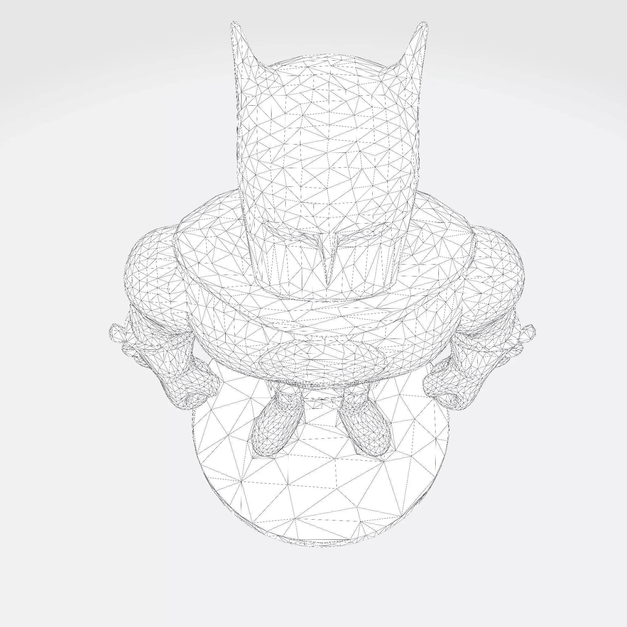 Batman Stylized 3D Model for 3D print 3D print model_20