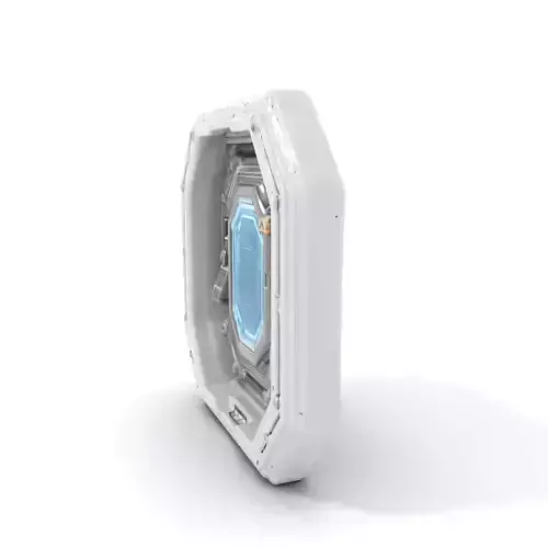 Futuristic Steel Door model pack