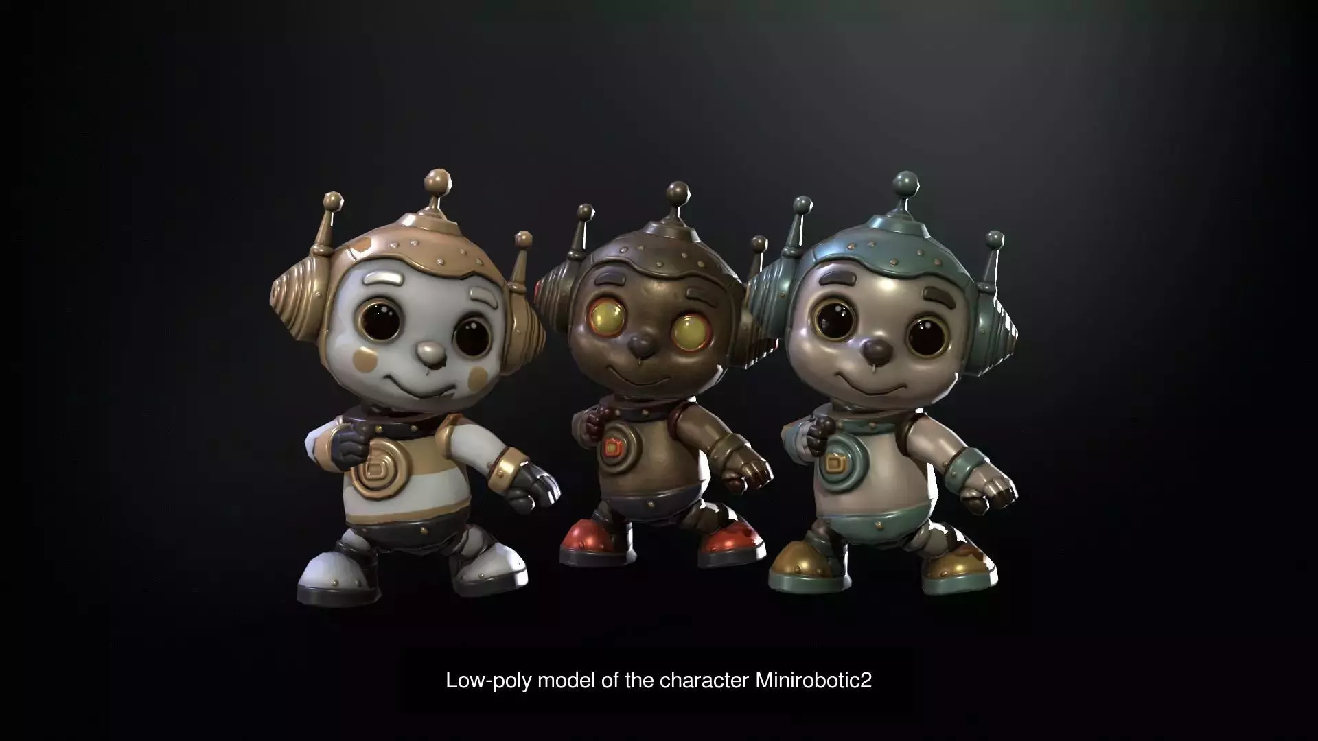 Minirobotic Pack1 3D Model Collection_11