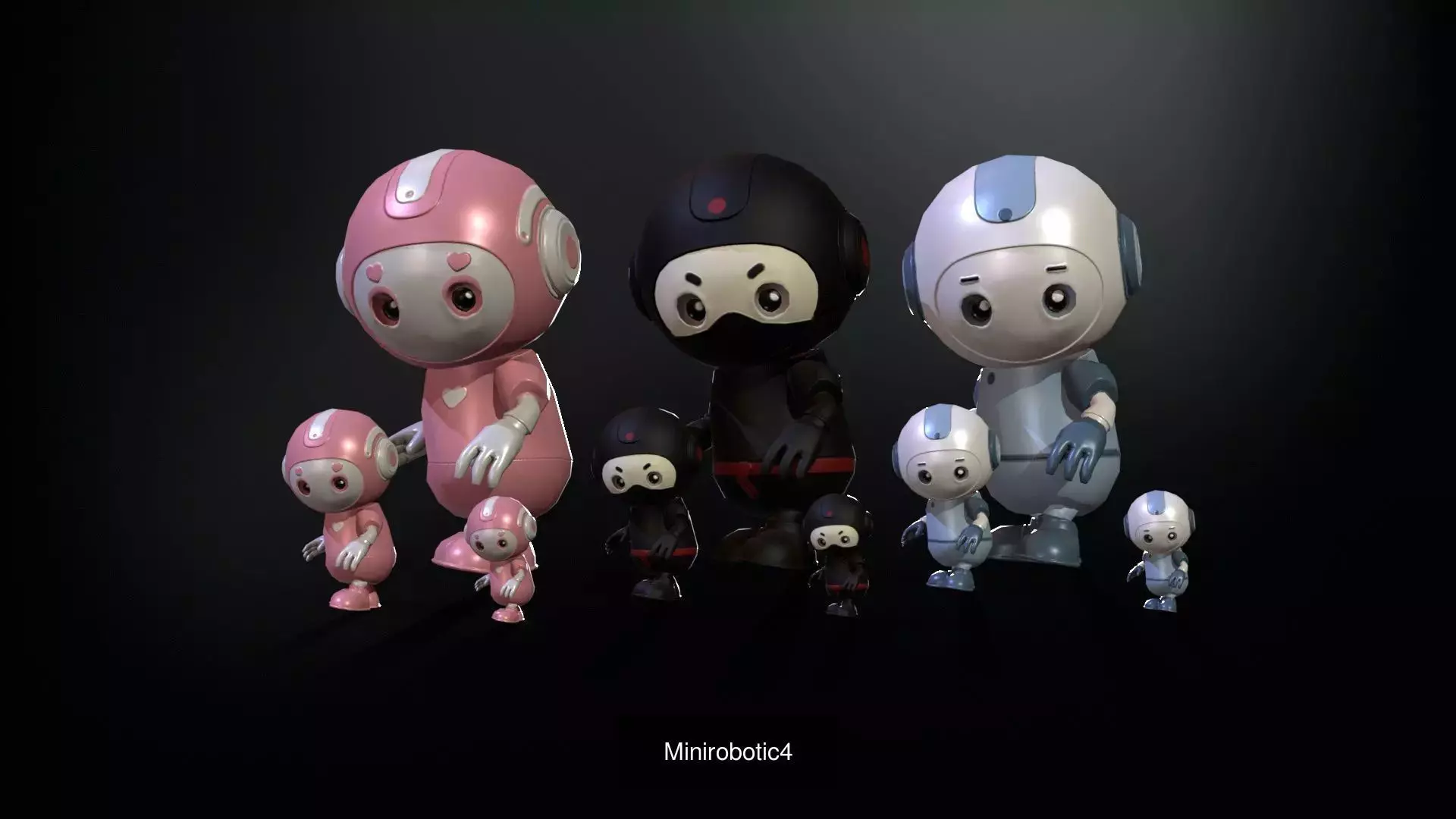 Minirobotic Pack1 3D Model Collection_17