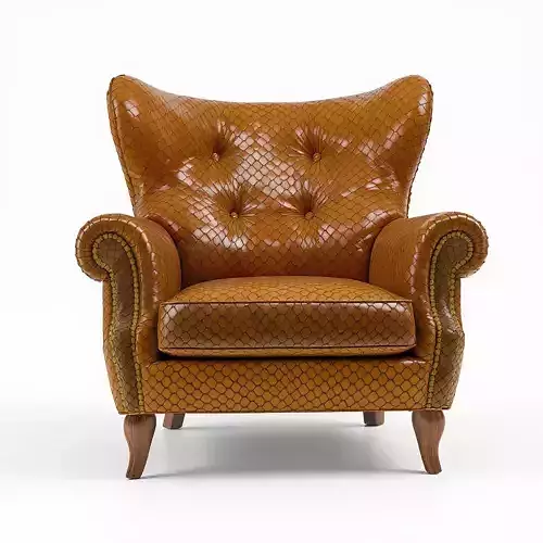 Luxury Single Leather Armchair 