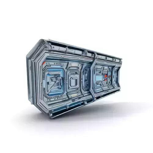 Futuristic Wall Panel model pack