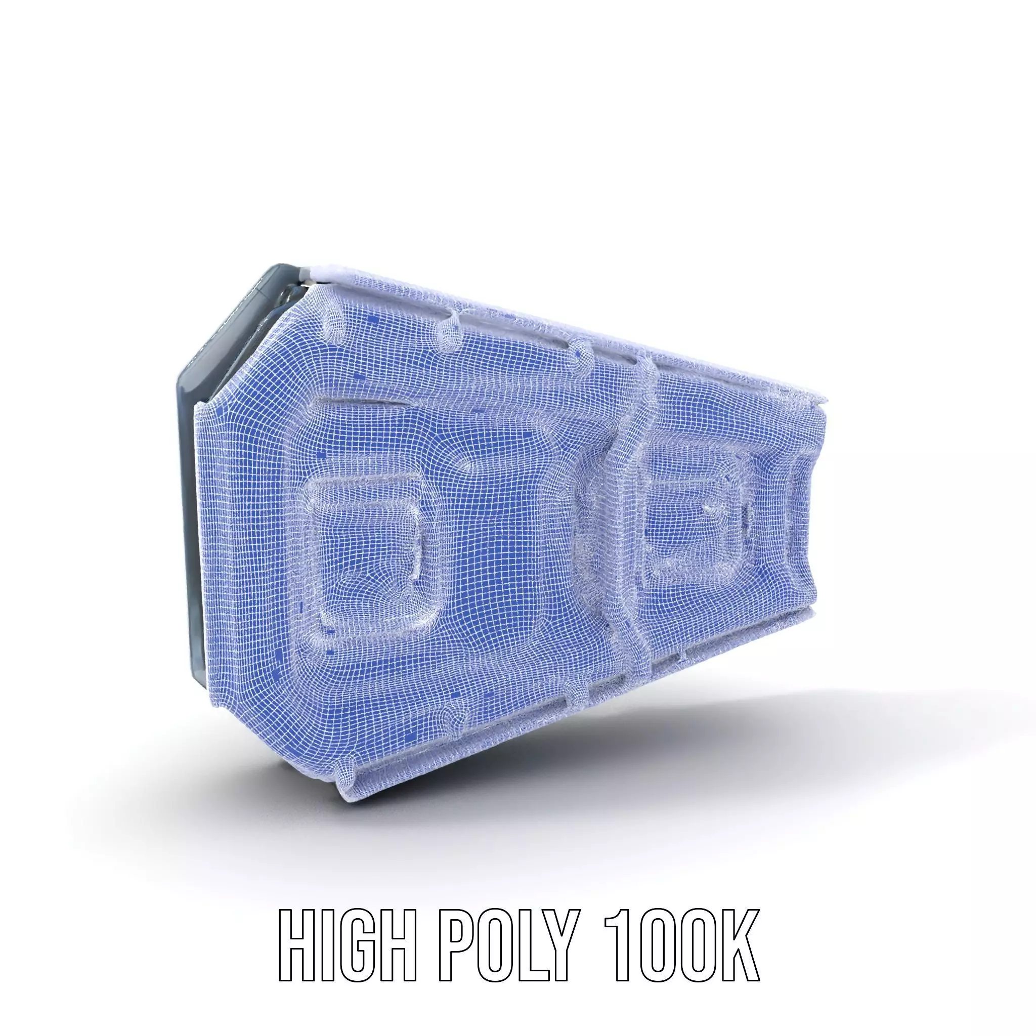 Futuristic Wall Panel model pack Low-poly 3D model_4