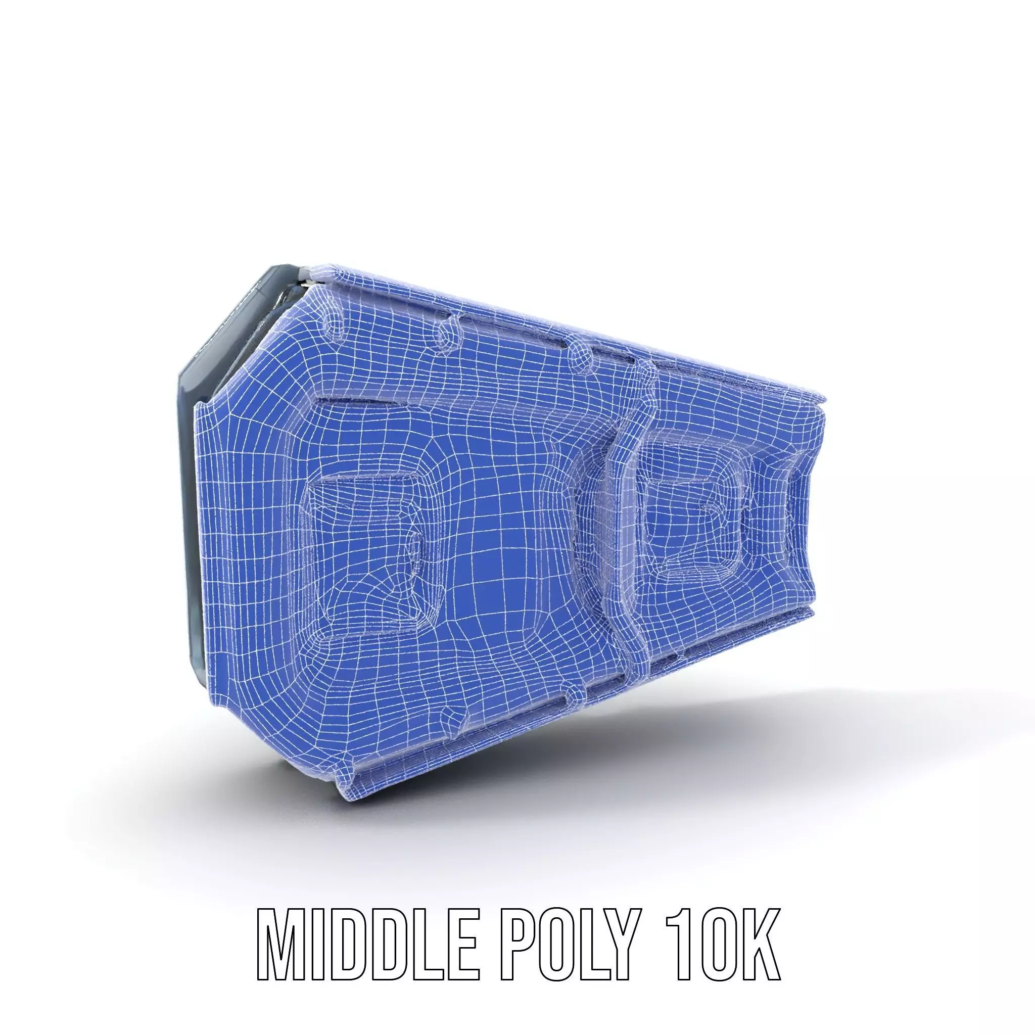 Futuristic Wall Panel model pack Low-poly 3D model_24