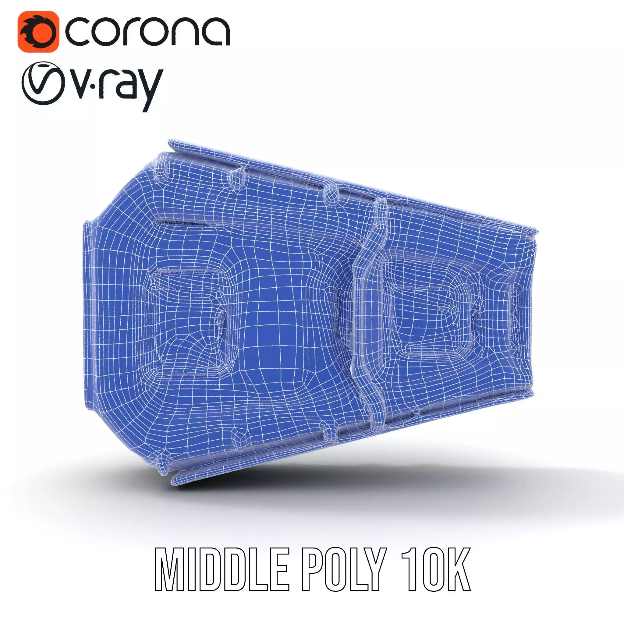 Futuristic Wall Panel model pack Low-poly 3D model_30