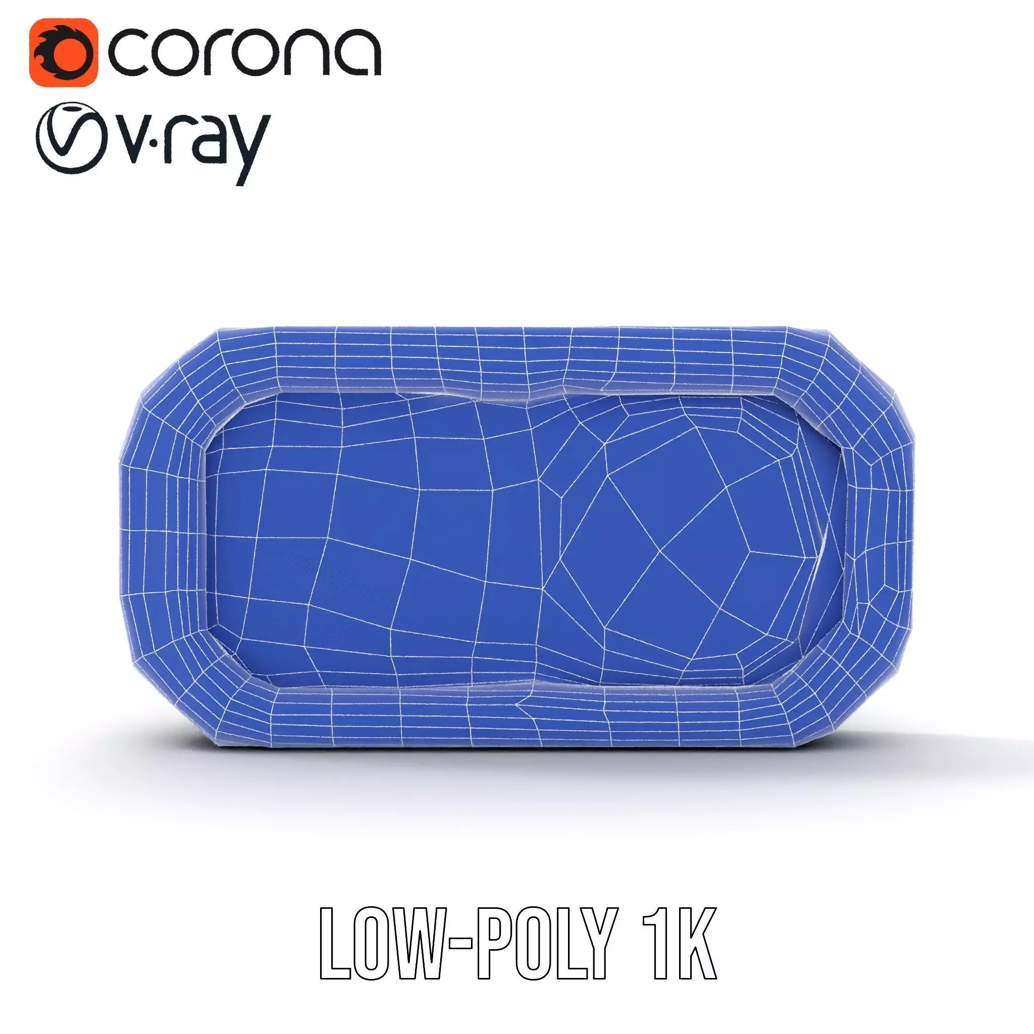 Futuristic Neon Wall model pack Low-poly 3D model_12