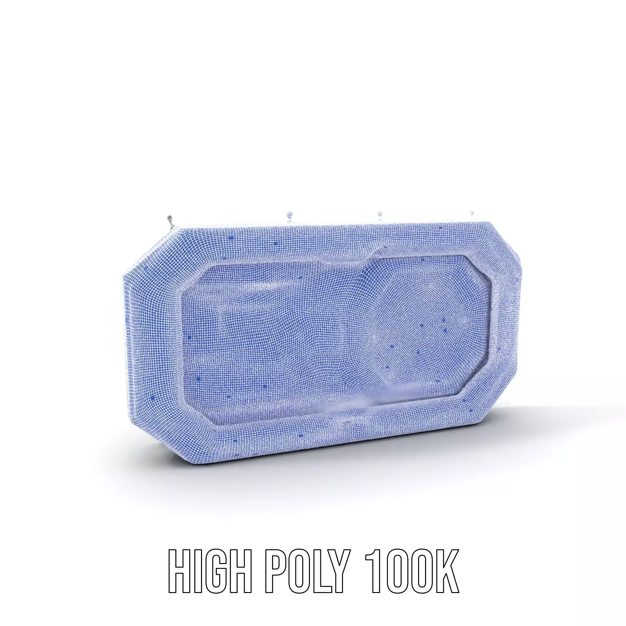 Futuristic Neon Wall model pack Low-poly 3D model_4