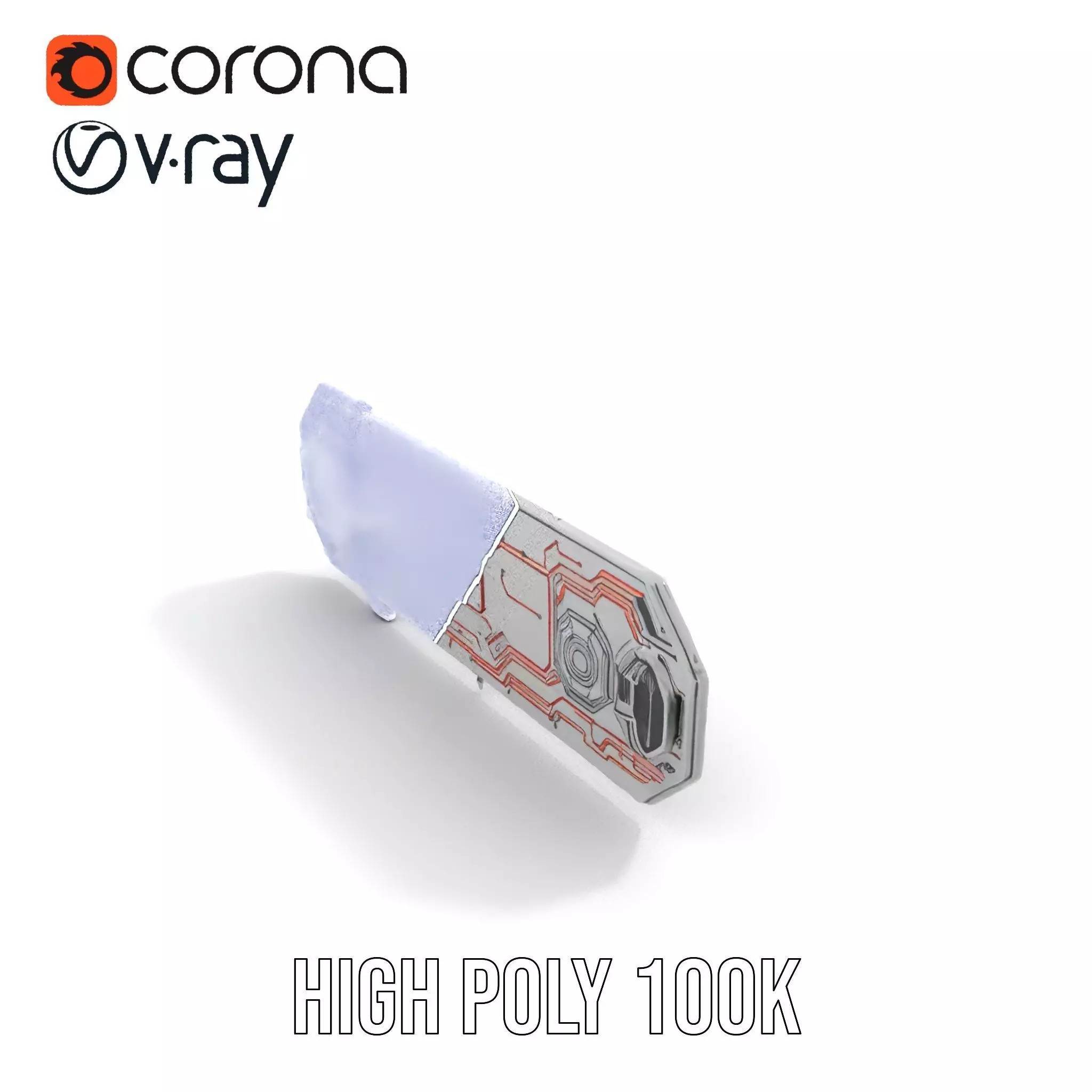 Futuristic Metallic Panel model pack Texture_33