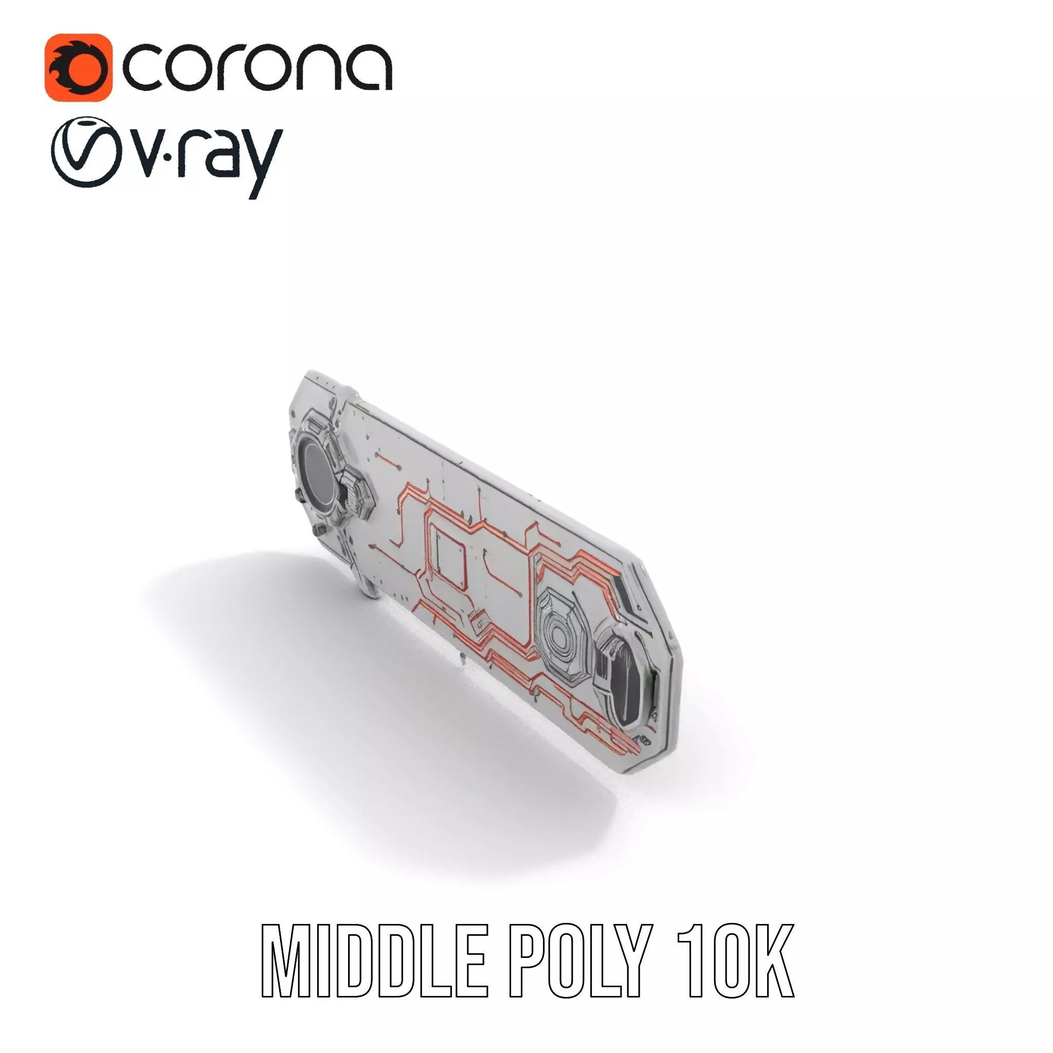 Futuristic Metallic Panel model pack Texture_18